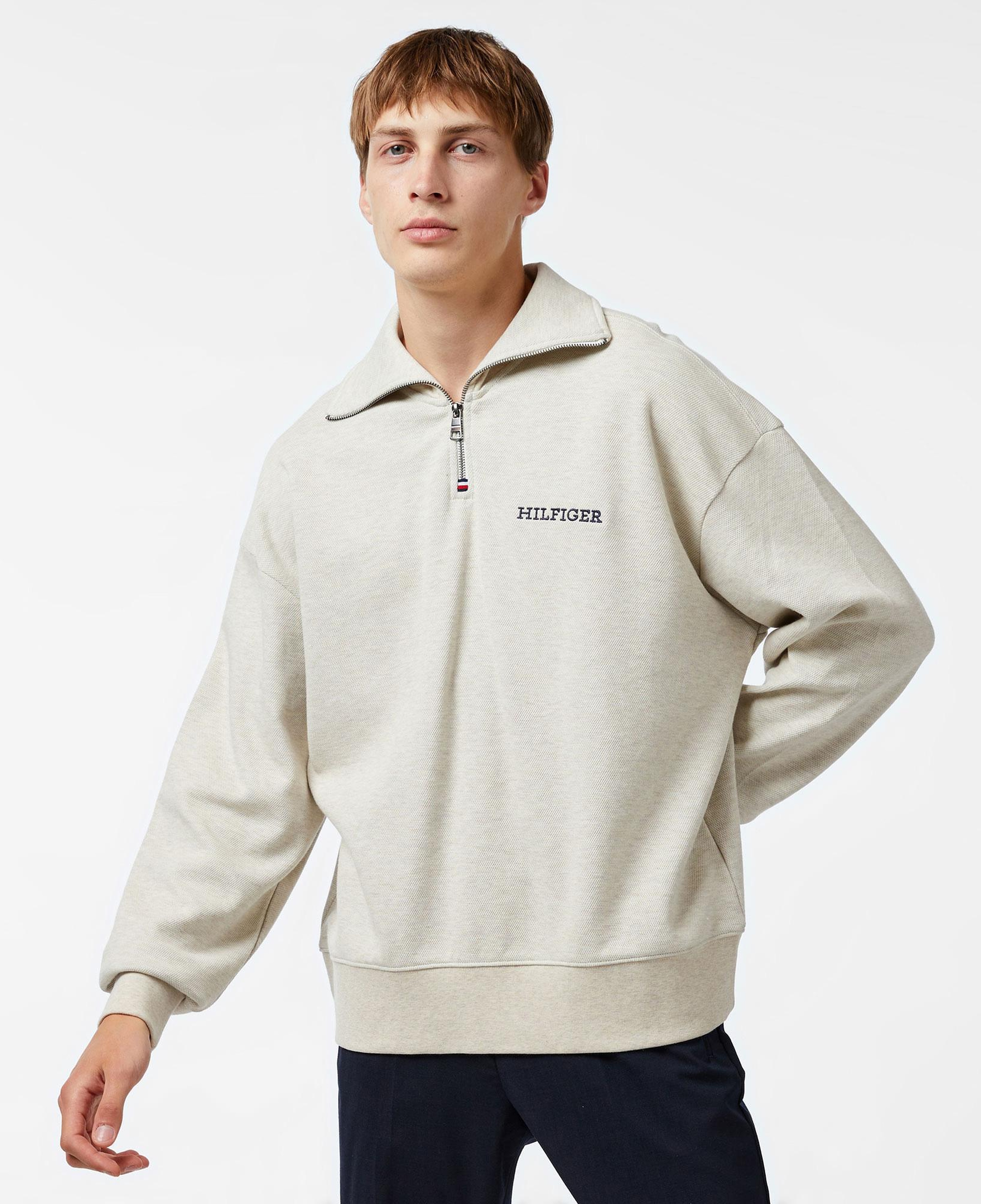 Tommy Hilfiger Erkek Beyaz Sweatshirt