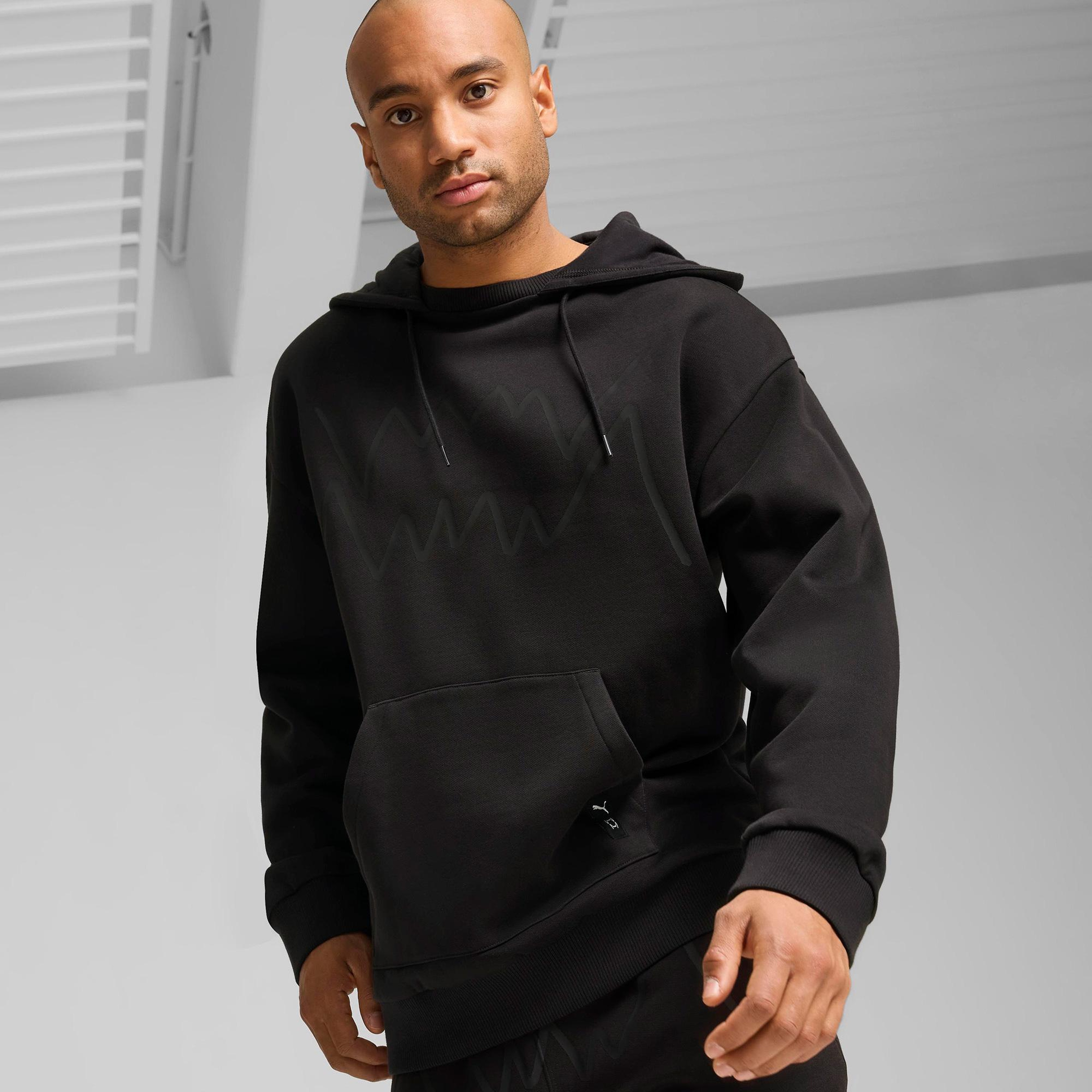 Puma Jaws Core2.0 Erkek Siyah Sweatshirt