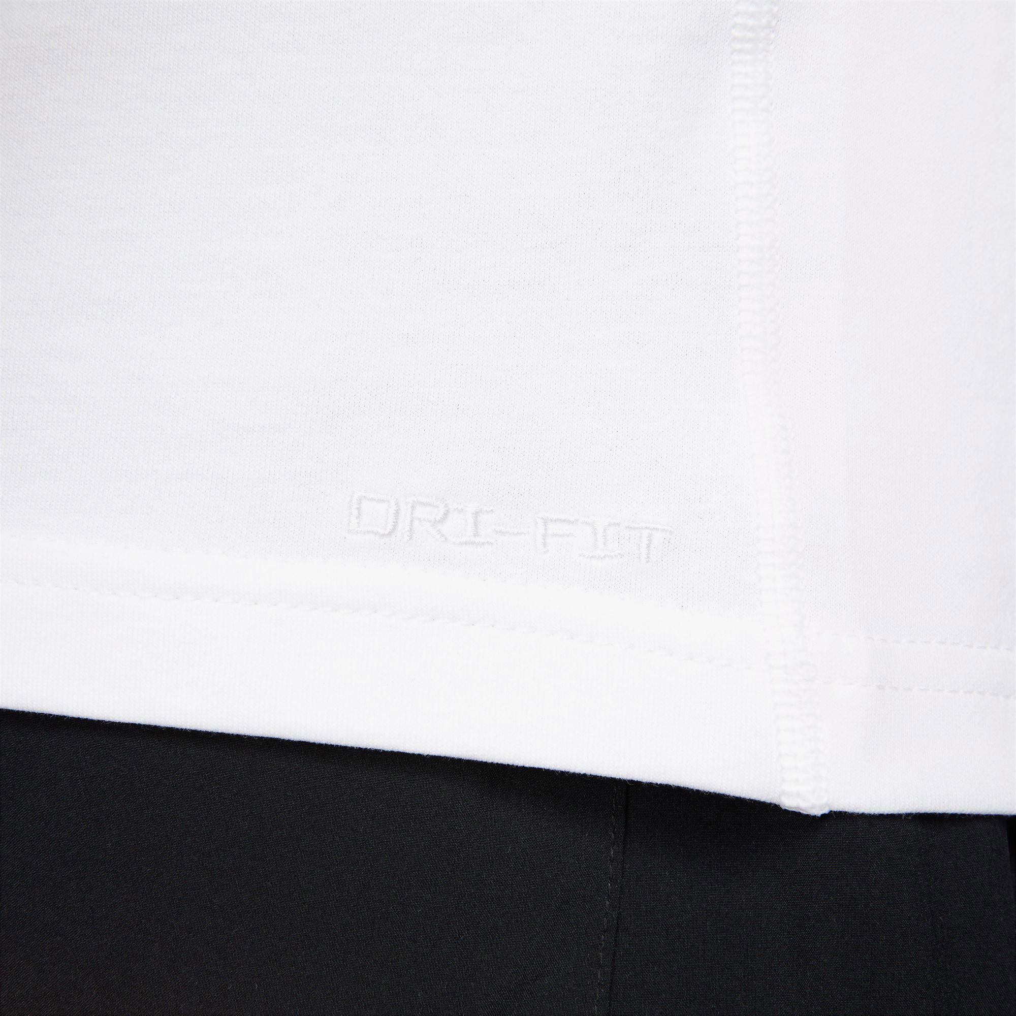 Nike Dri-Fit Primary Erkek Beyaz T-Shirt