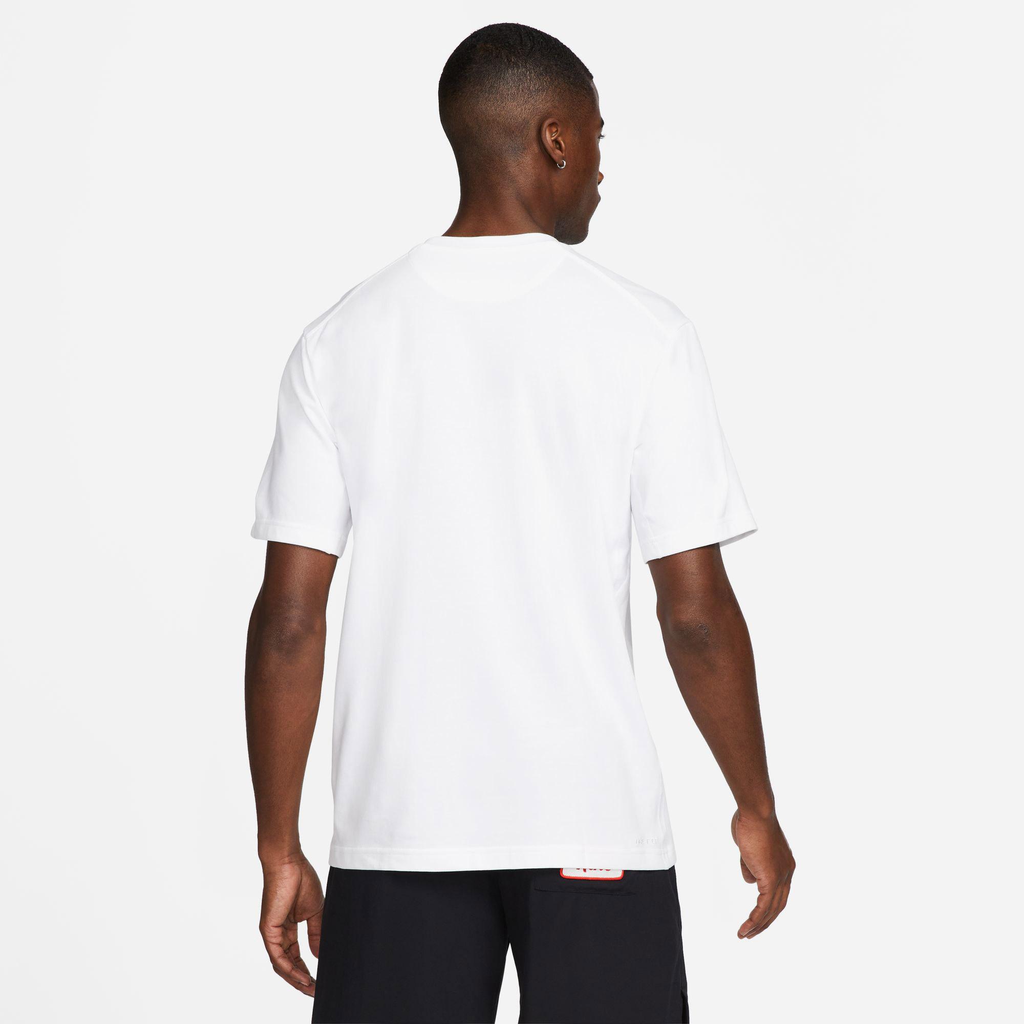 Nike Dri-Fit Primary Erkek Beyaz T-Shirt