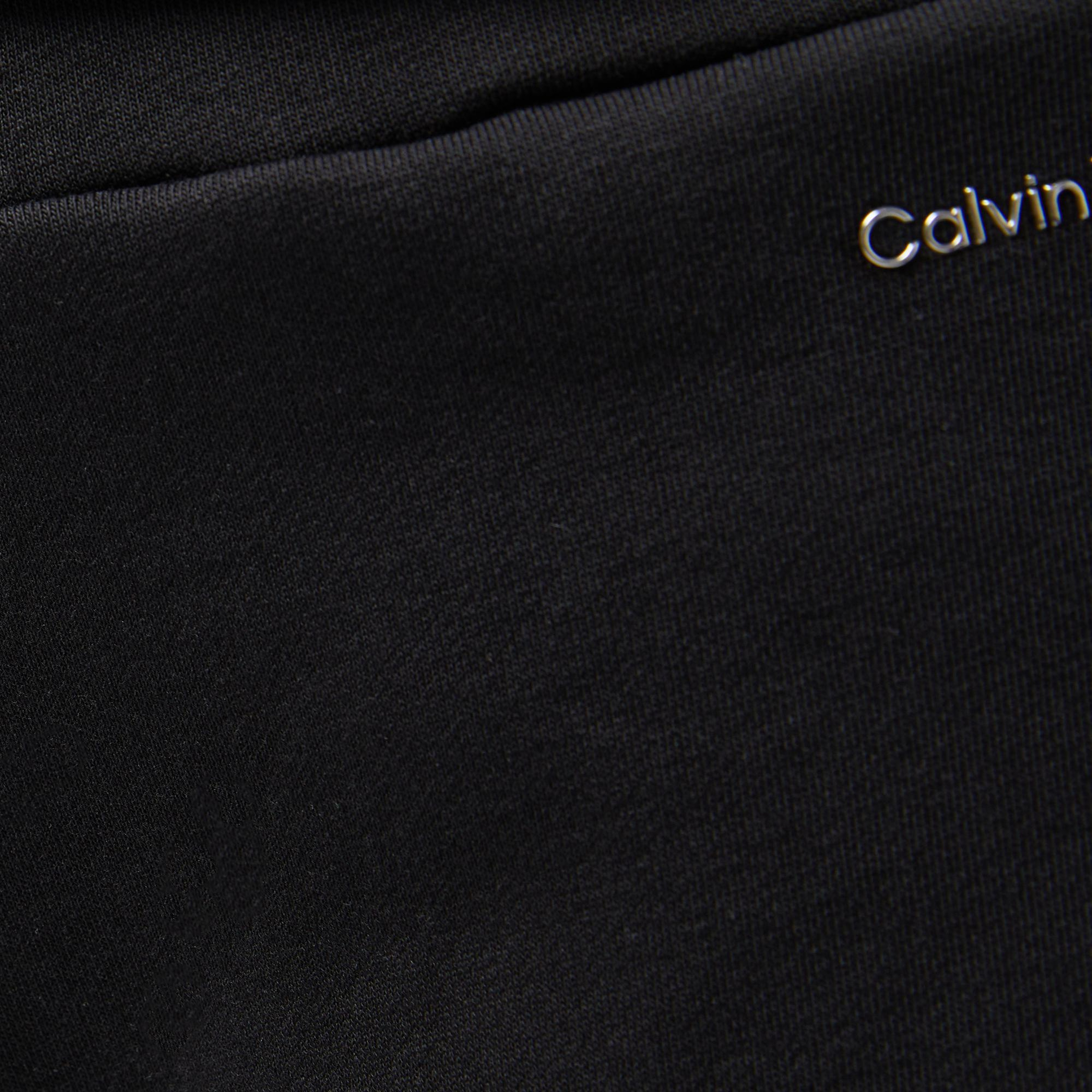Calvin Klein Nano Logo Relaxed Kadın Siyah Eşofman Altı