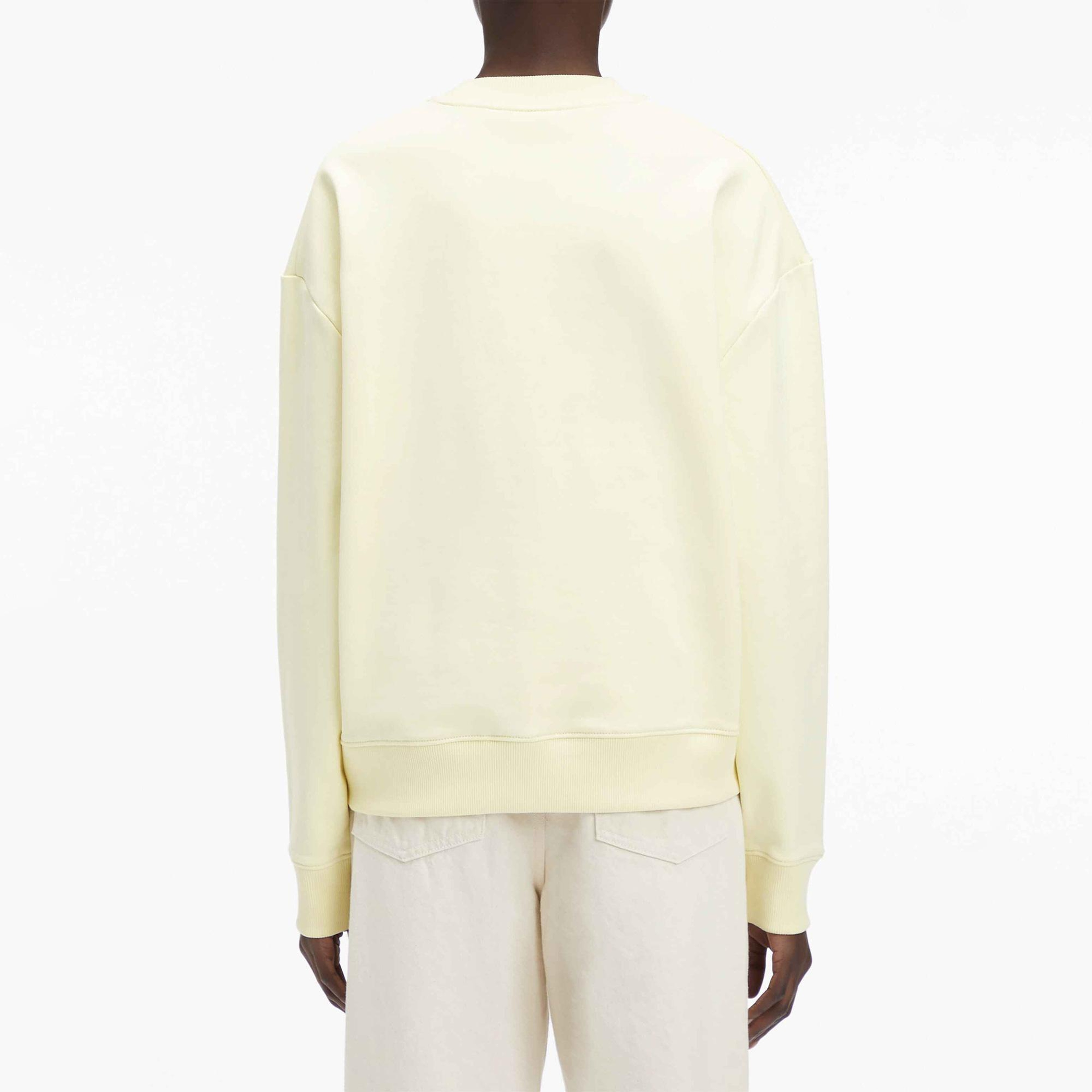 Calvin Klein Premium Essentials Kadın Sarı Sweatshirt