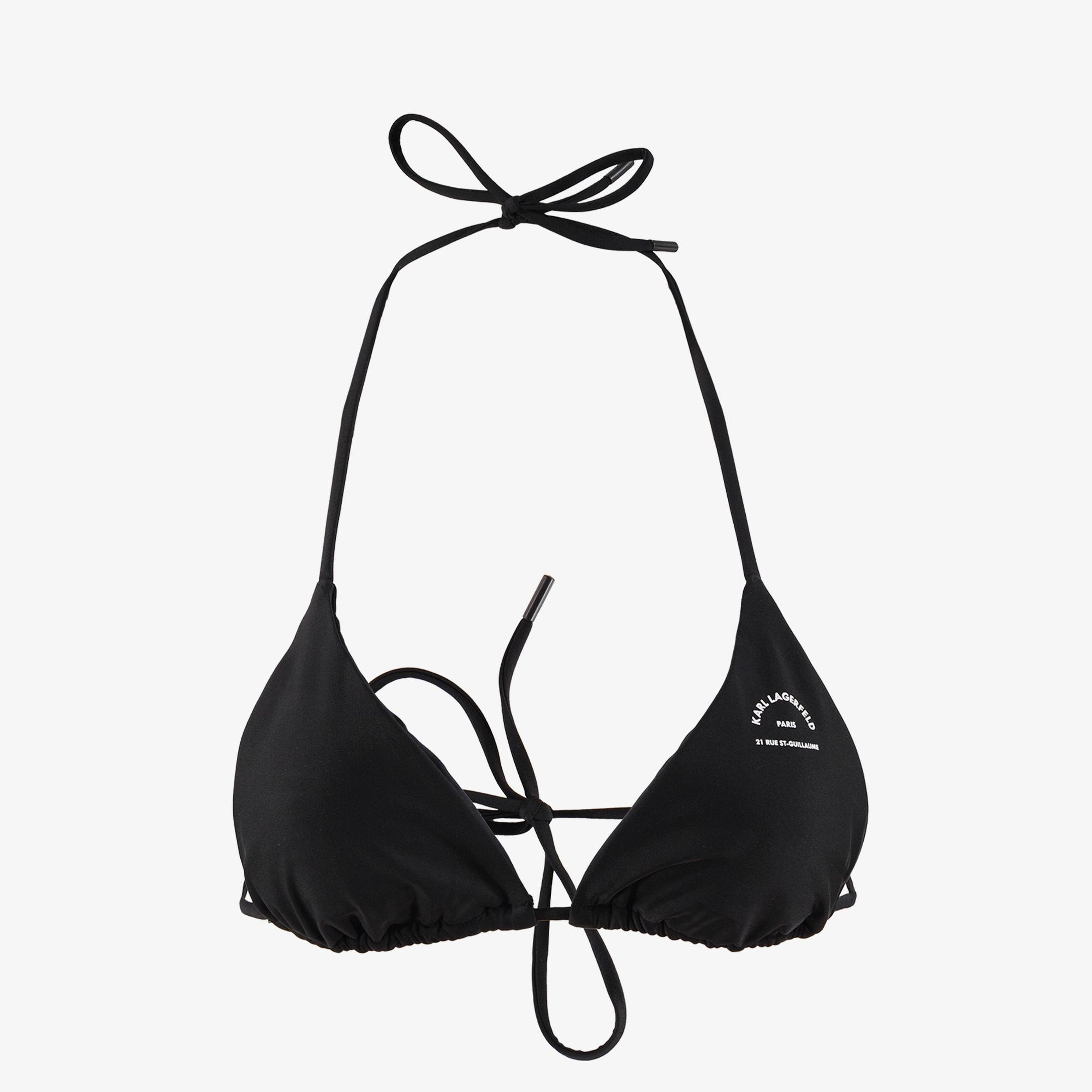 Karl Lagerfeld Kadın Siyah Bikini Üstü