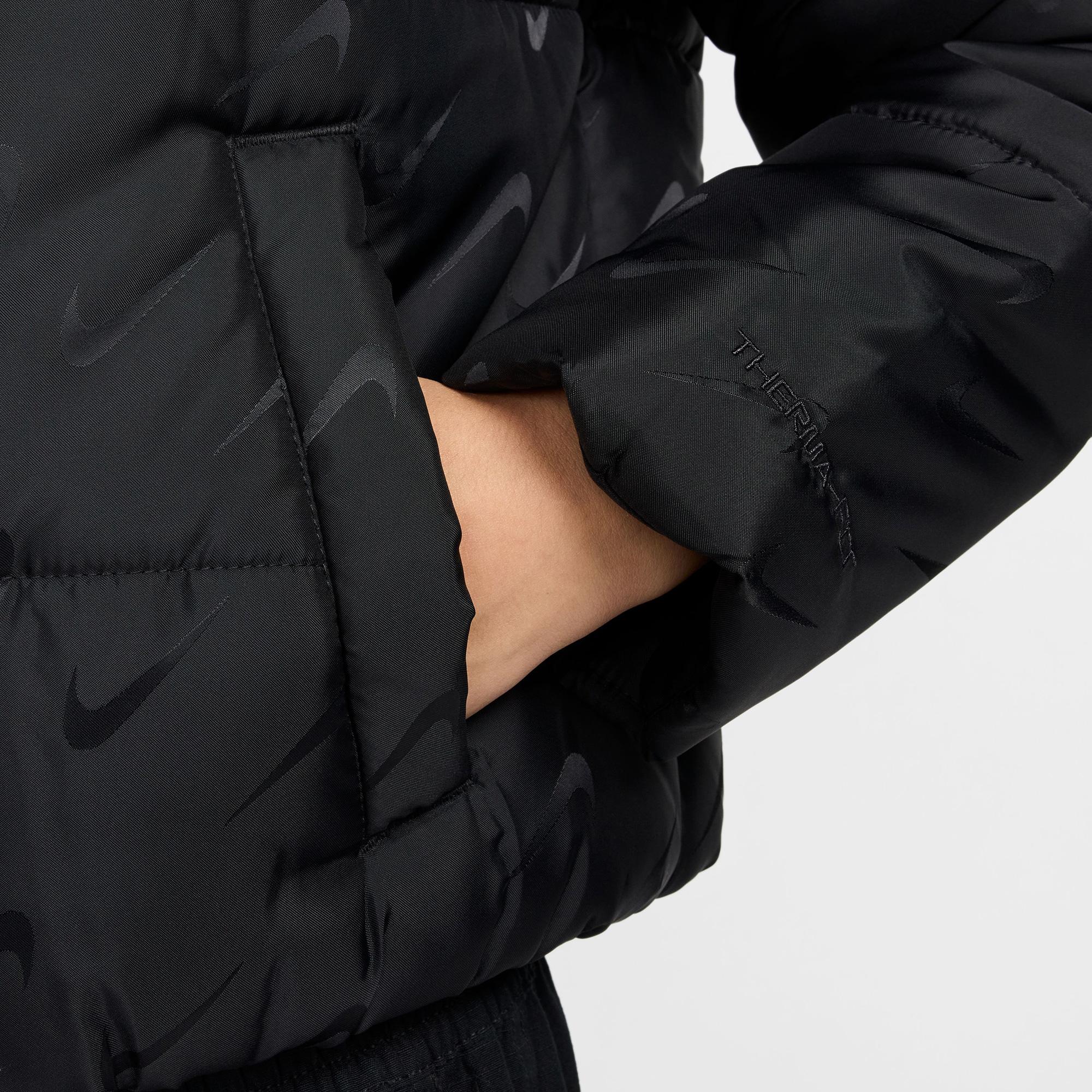 Nike Sportswear Classic Kadın Siyah Mont