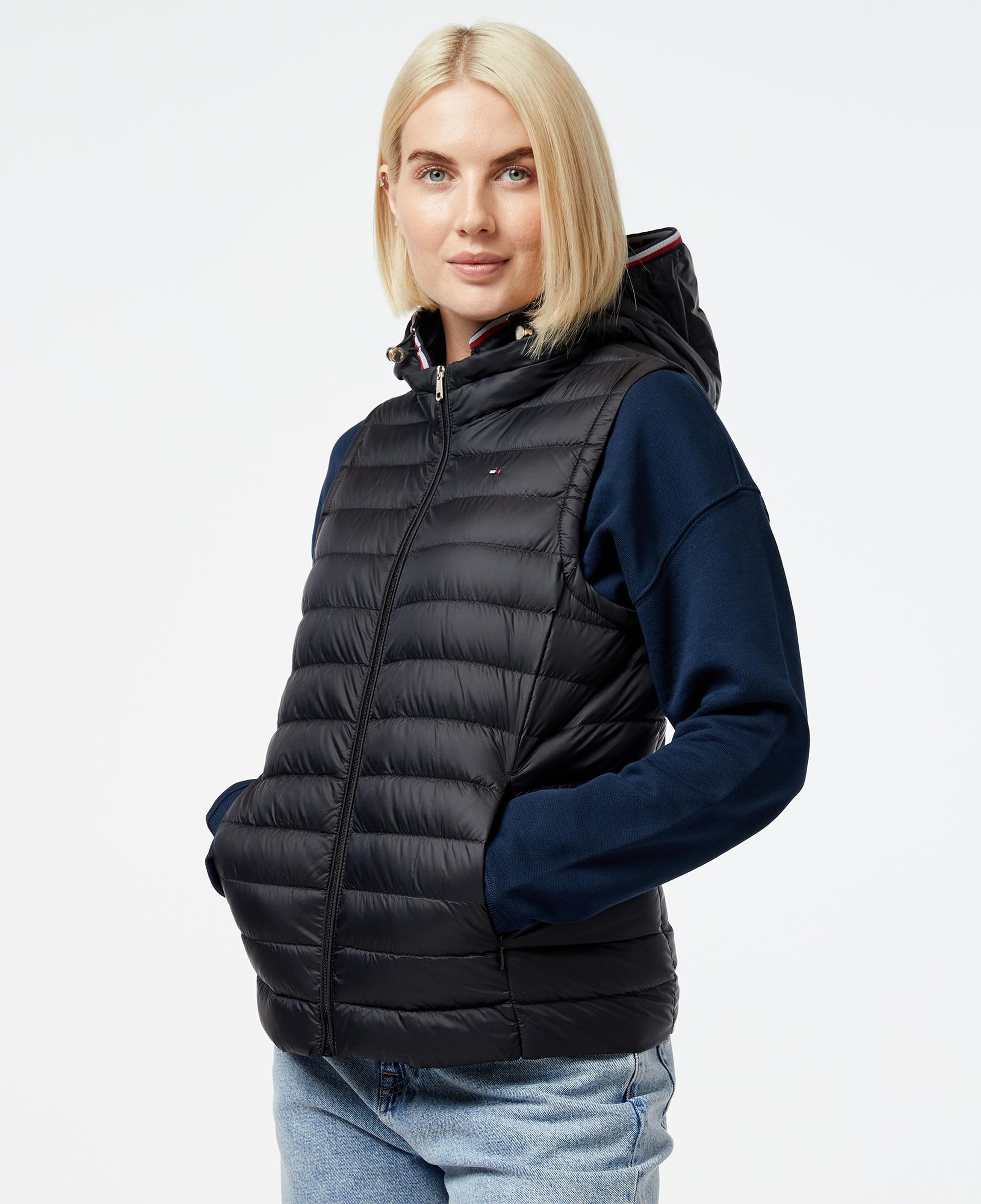Tommy Hilfiger Kadın Siyah Mont