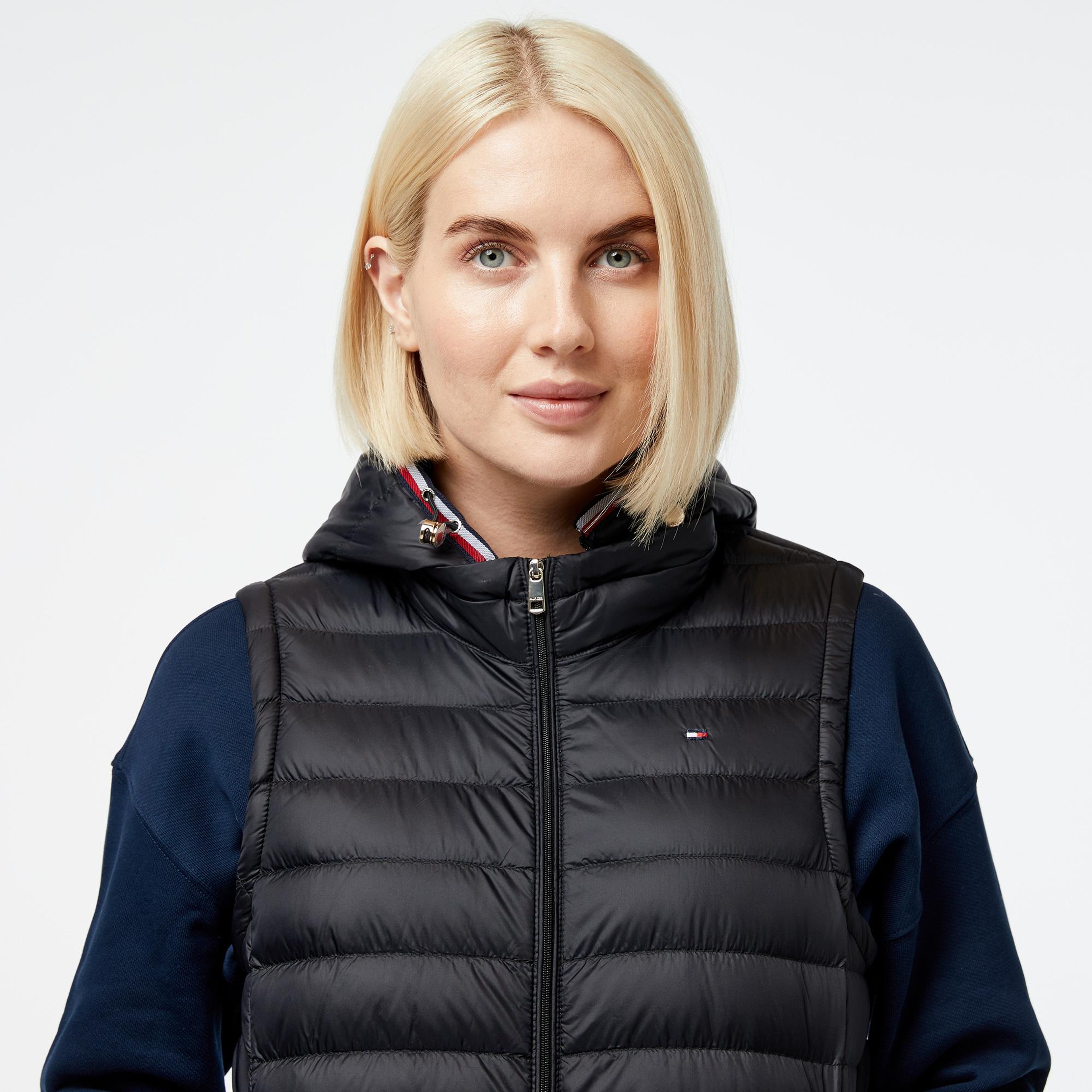 Tommy Hilfiger Kadın Siyah Mont