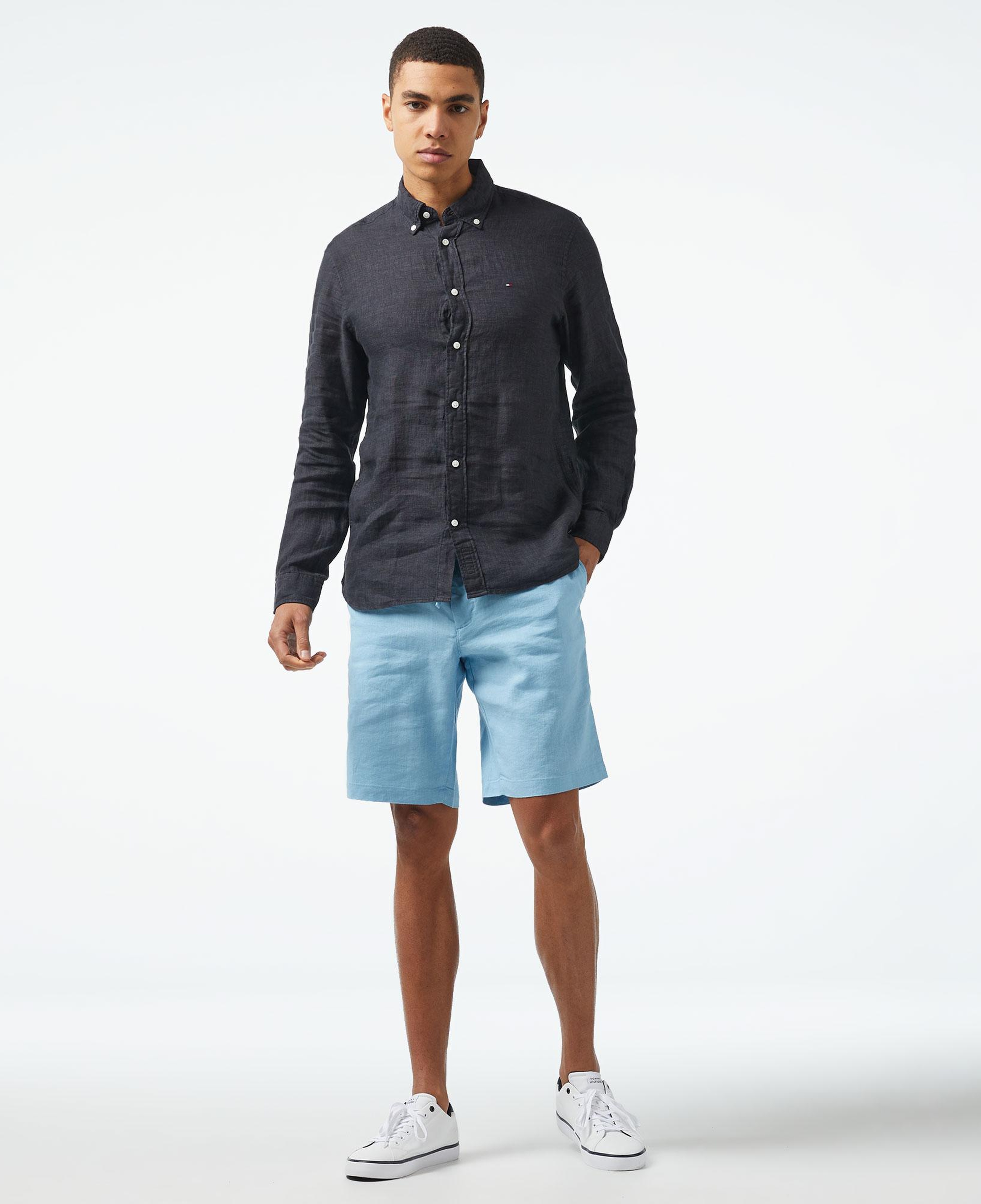 Tommy Hilfiger Erkek Siyah Gömlek