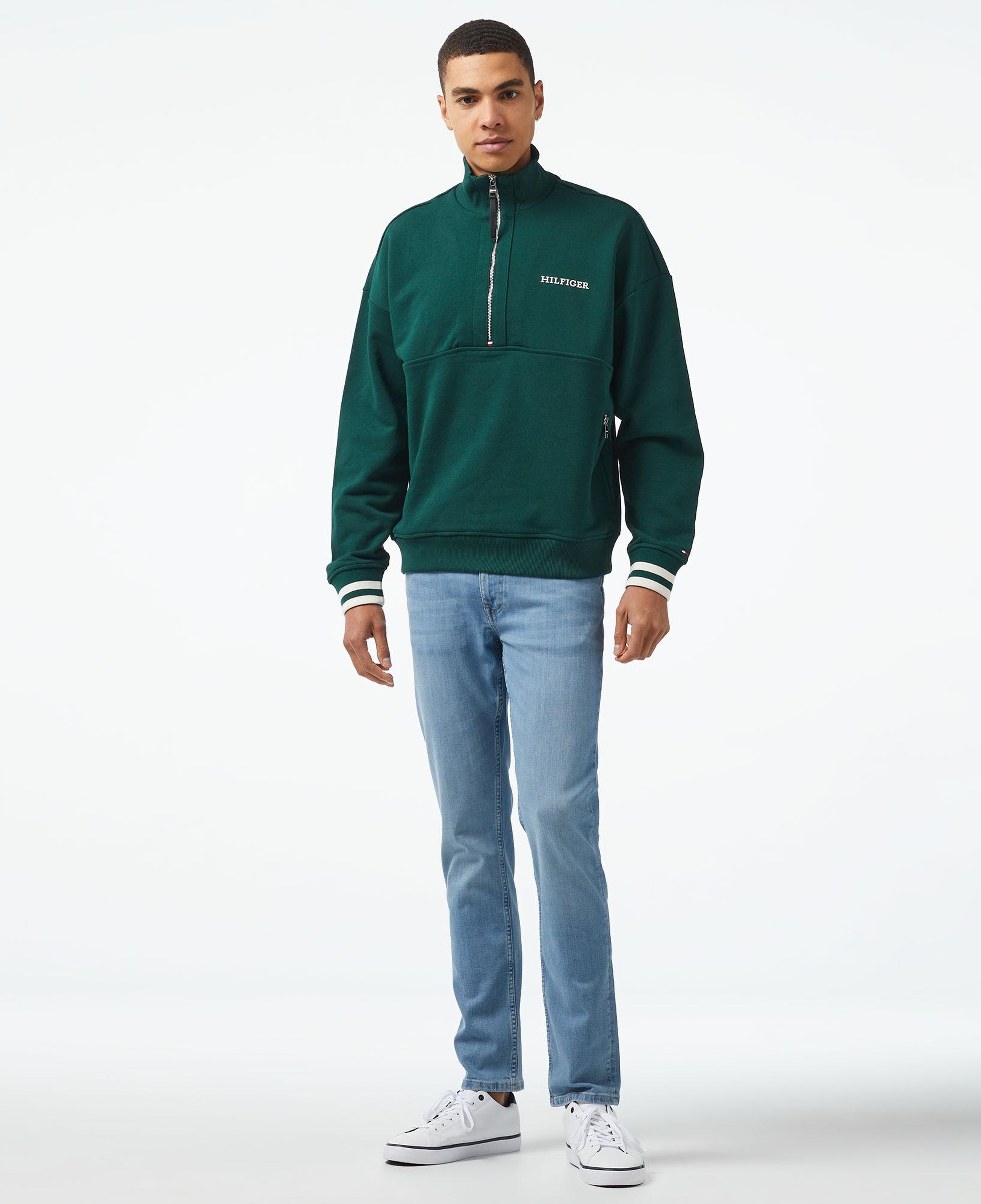 Tommy Hilfiger Erkek Yeşil Sweatshirt
