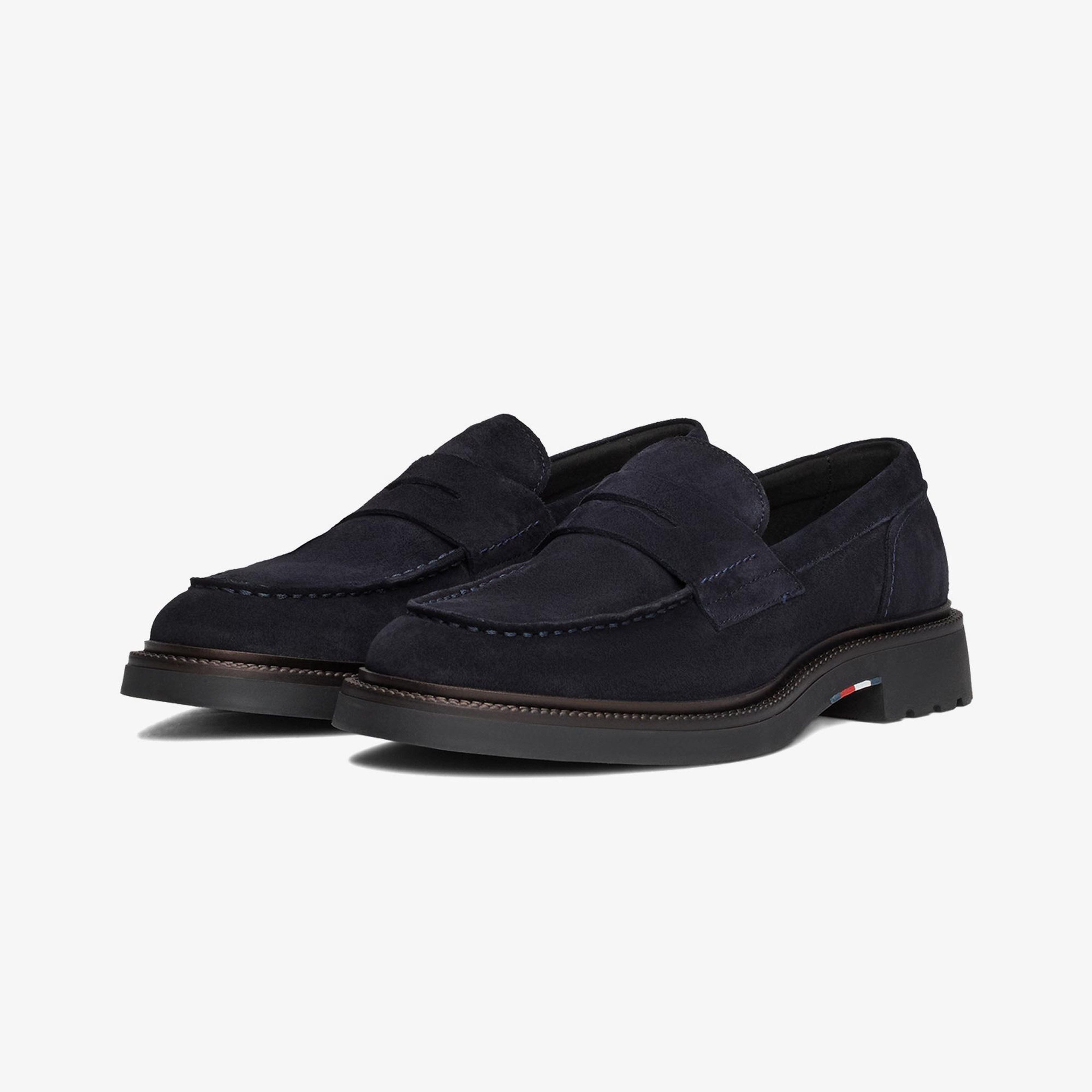 Tommy Hilfiger Erkek Mavi Sneaker