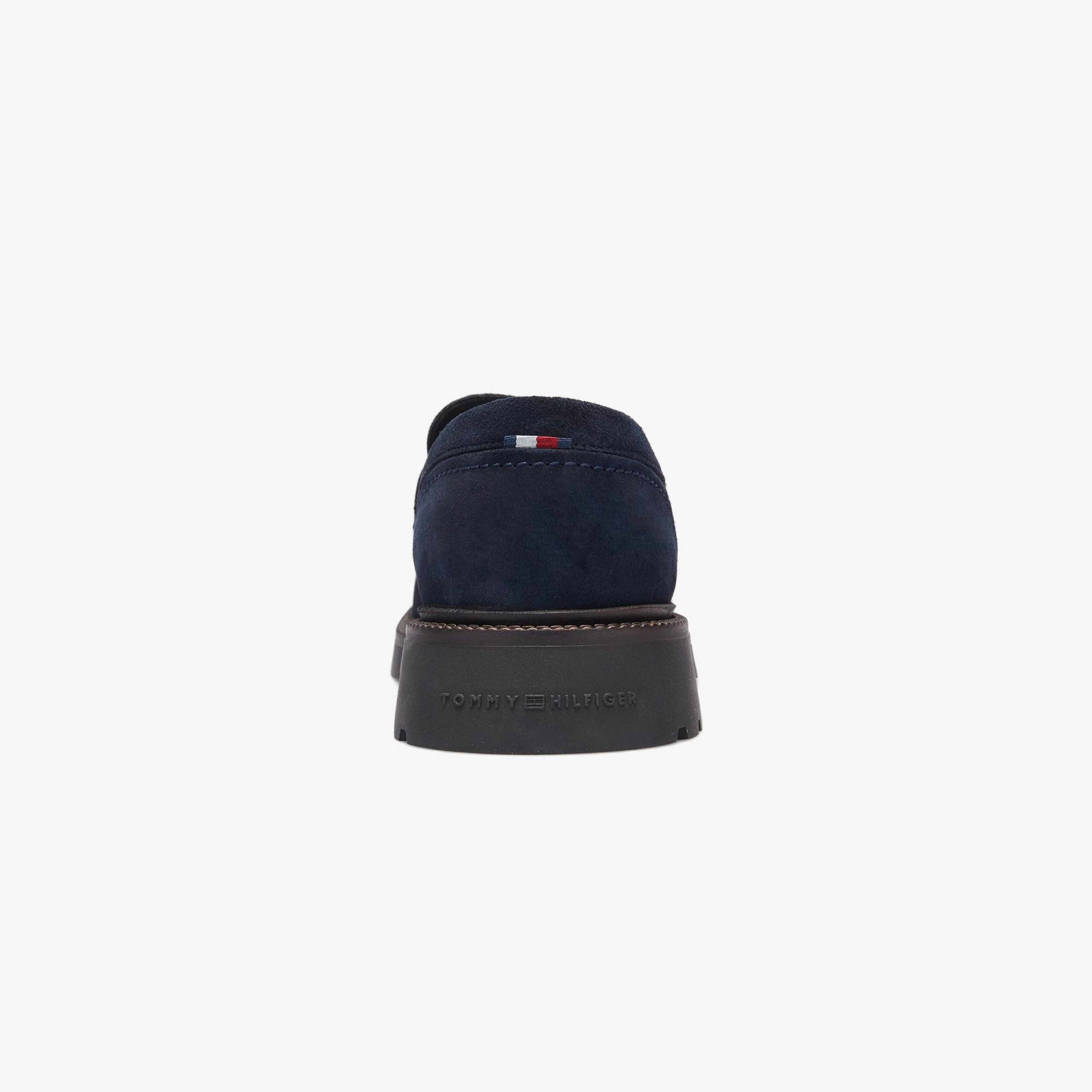 Tommy Hilfiger Erkek Mavi Sneaker
