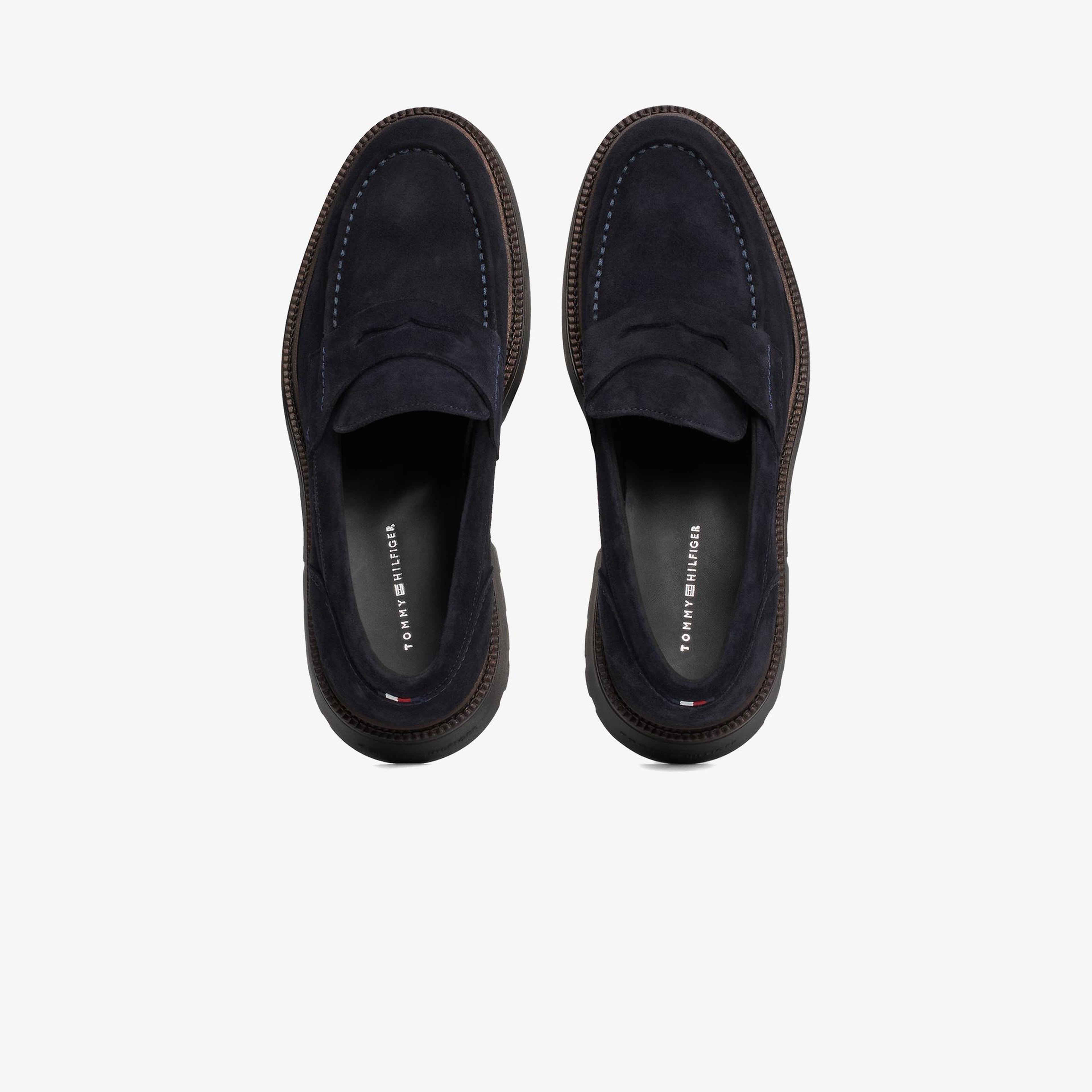 Tommy Hilfiger Erkek Mavi Sneaker
