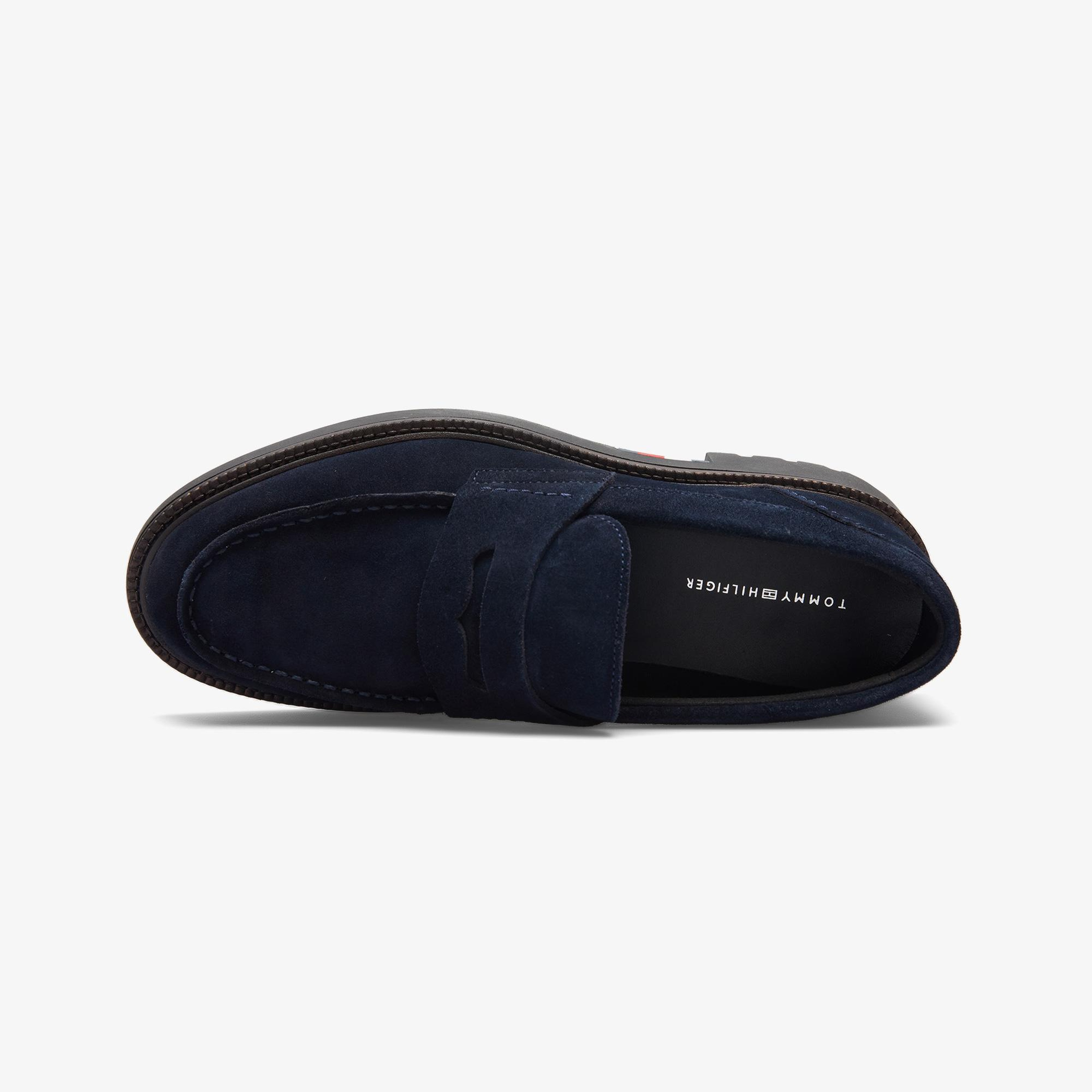 Tommy Hilfiger Erkek Mavi Sneaker