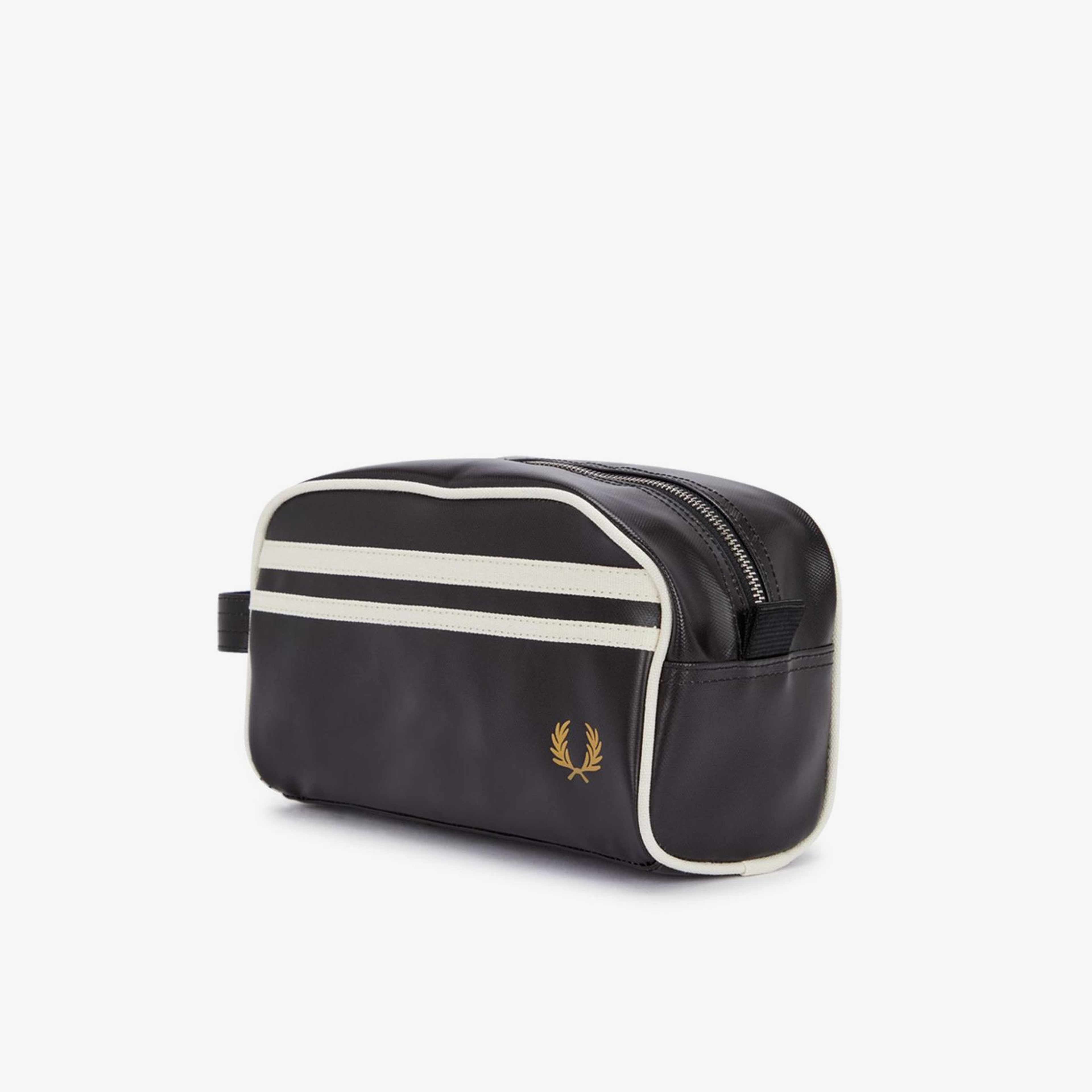 Fred Perry Coated Polyester Unisex Siyah El Çantası