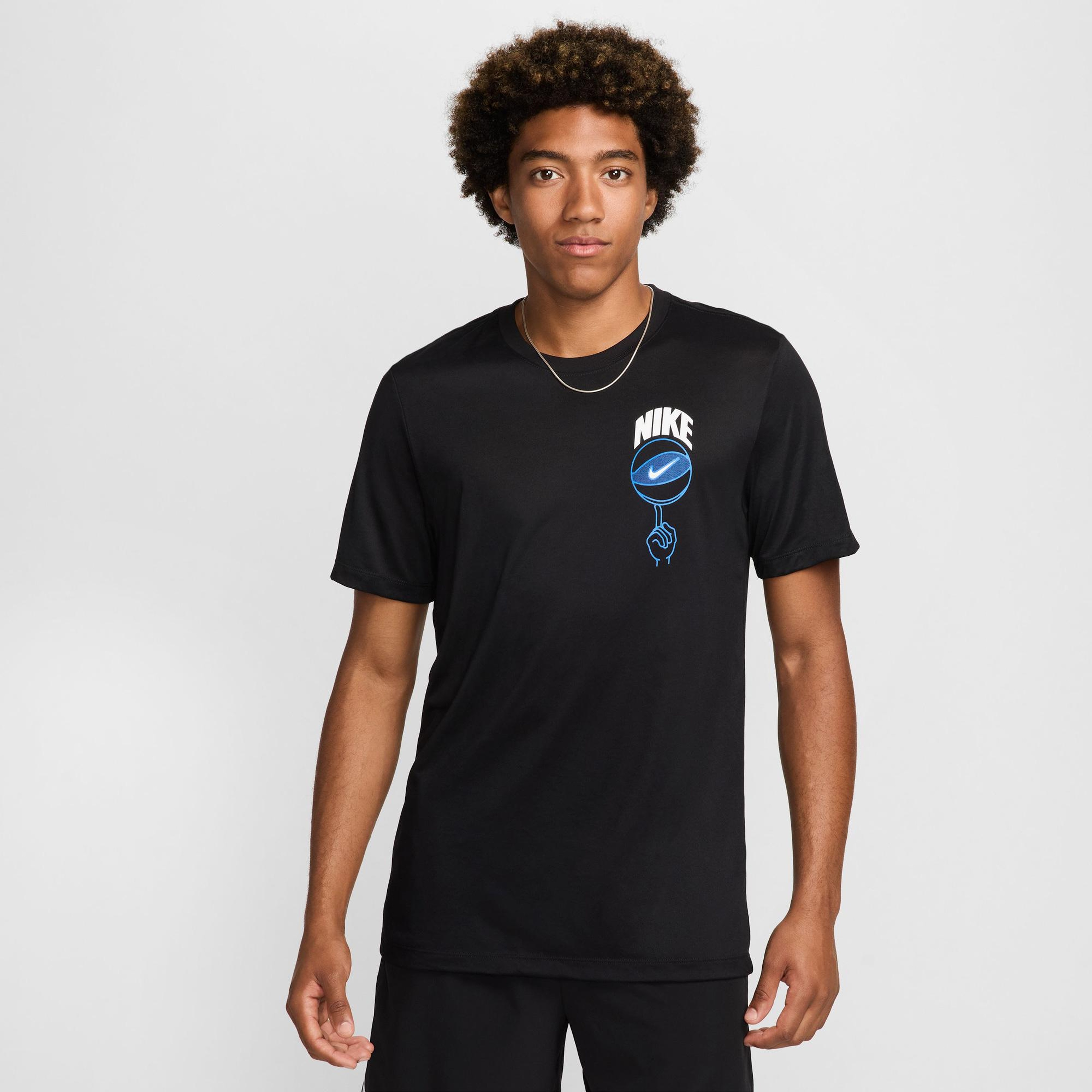 Nike Dri-Fit Relaged Icon Erkek Siyah T-Shirt