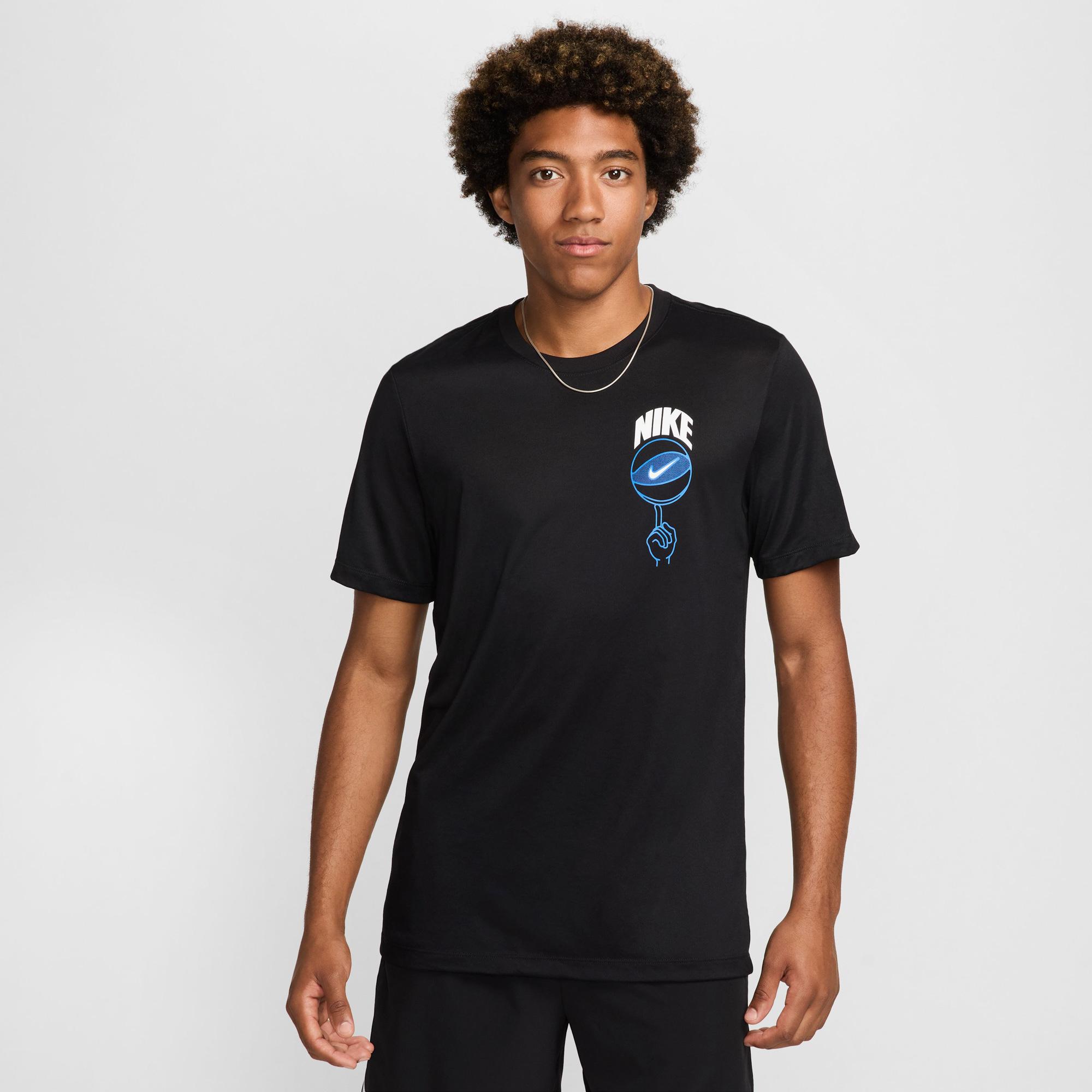 Nike Dri-Fit Relaged Icon Erkek Siyah T-Shirt