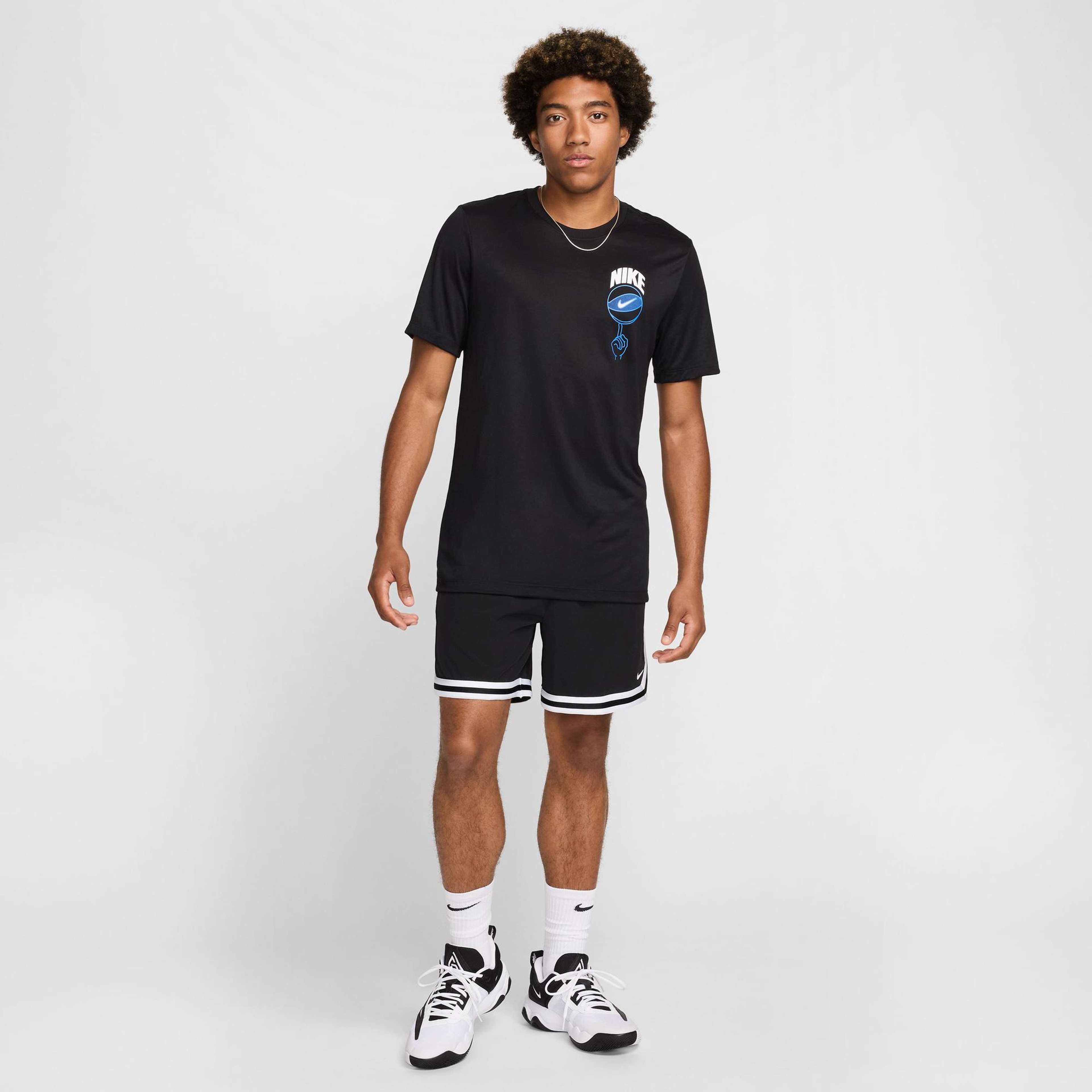 Nike Dri-Fit Relaged Icon Erkek Siyah T-Shirt