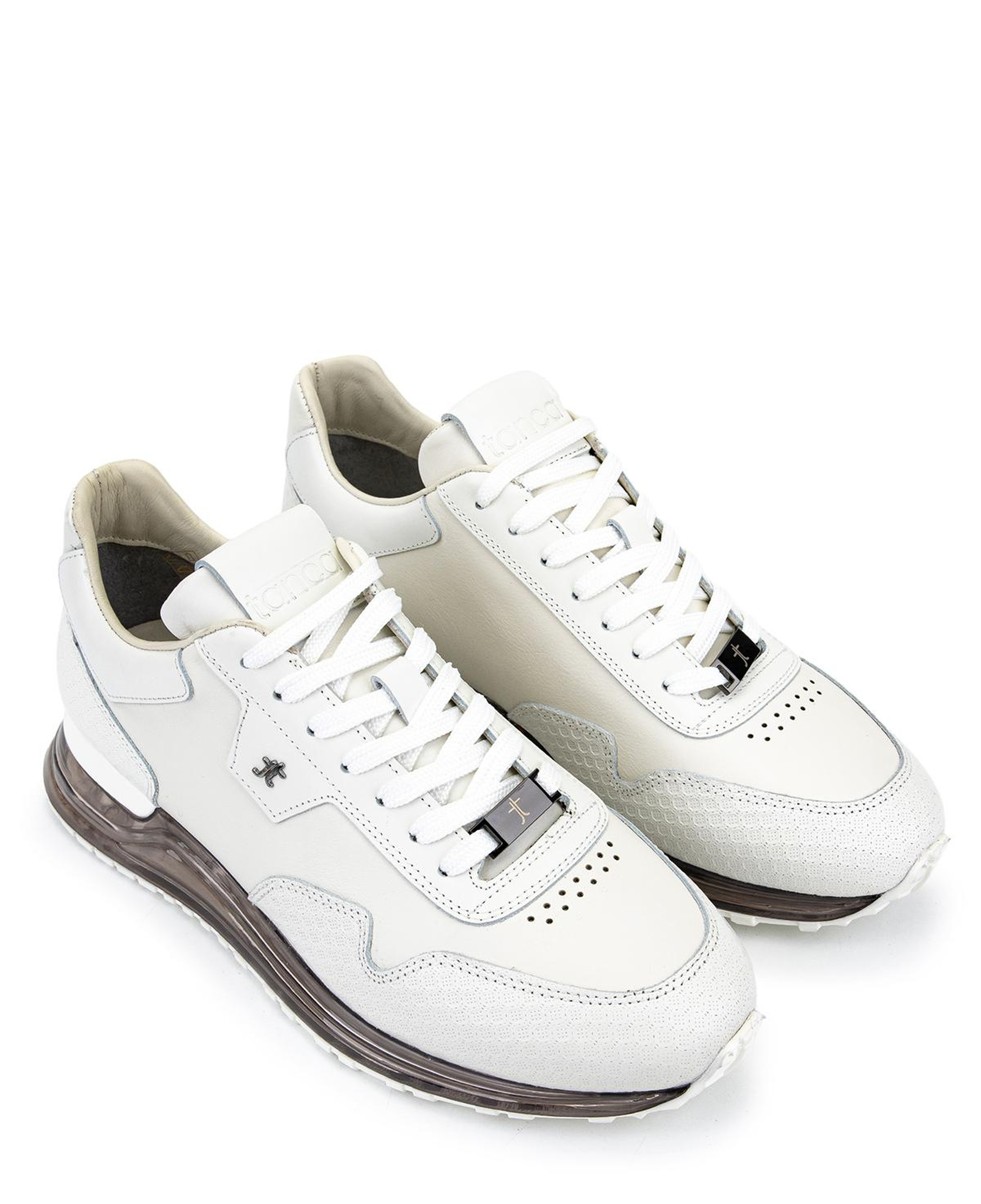 Tamer Tanca Erkek Hakiki Deri Beyaz Sneakers & Spor Ayakkabı
