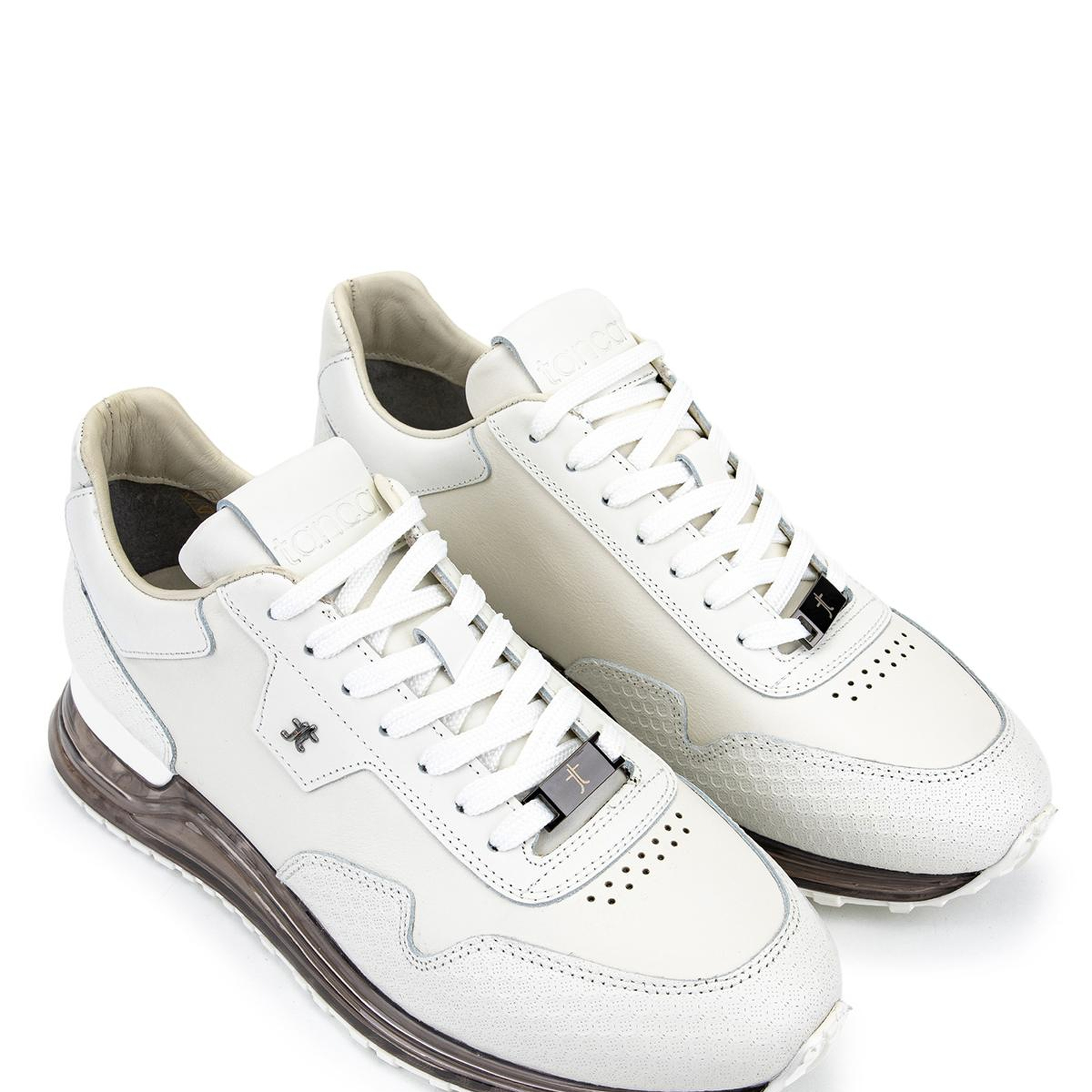 Tamer Tanca Erkek Hakiki Deri Beyaz Sneakers & Spor Ayakkabı