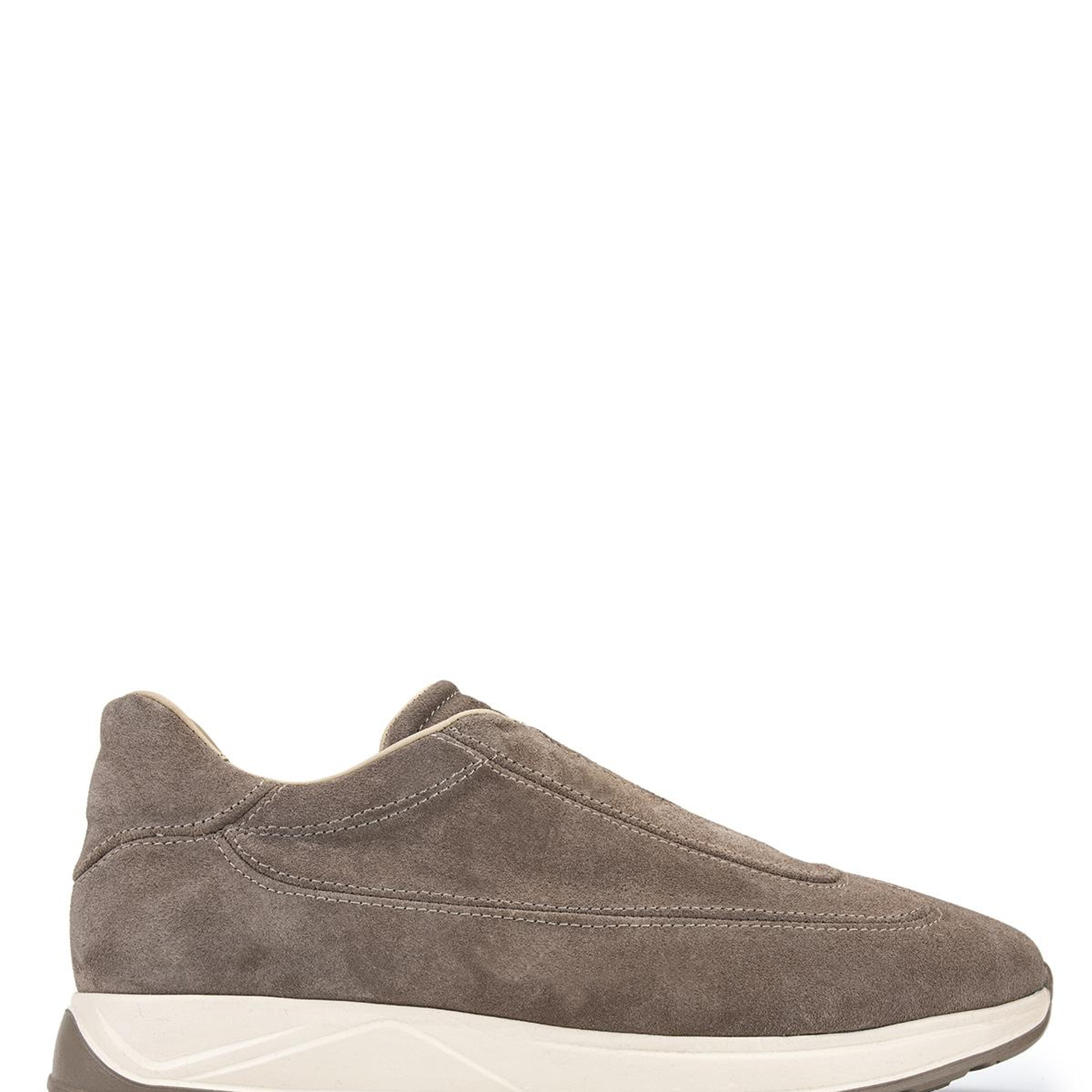Tamer Tanca Erkek Hakiki Deri Bej Süet Sneakers & Spor Ayakkabı