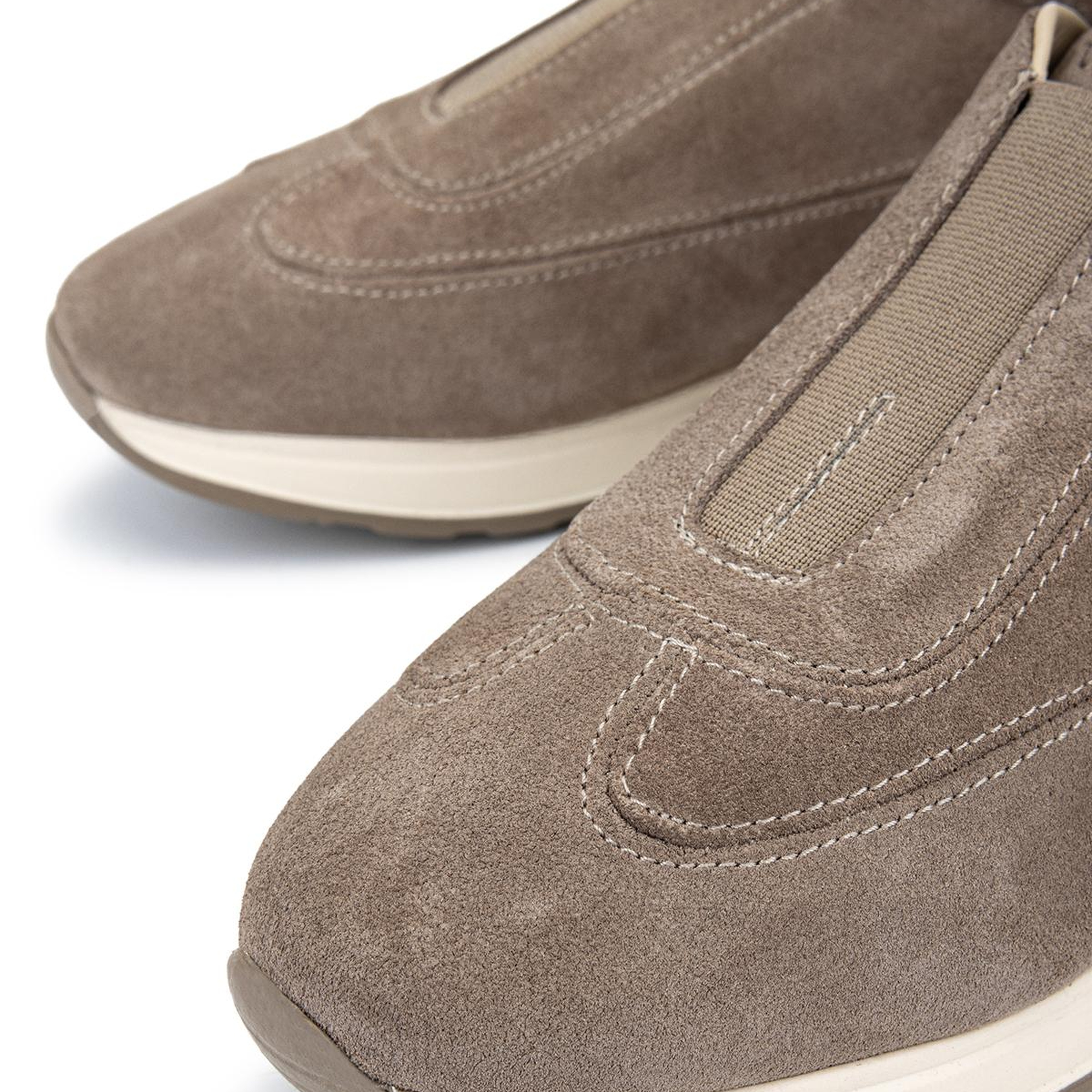 Tamer Tanca Erkek Hakiki Deri Bej Süet Sneakers & Spor Ayakkabı