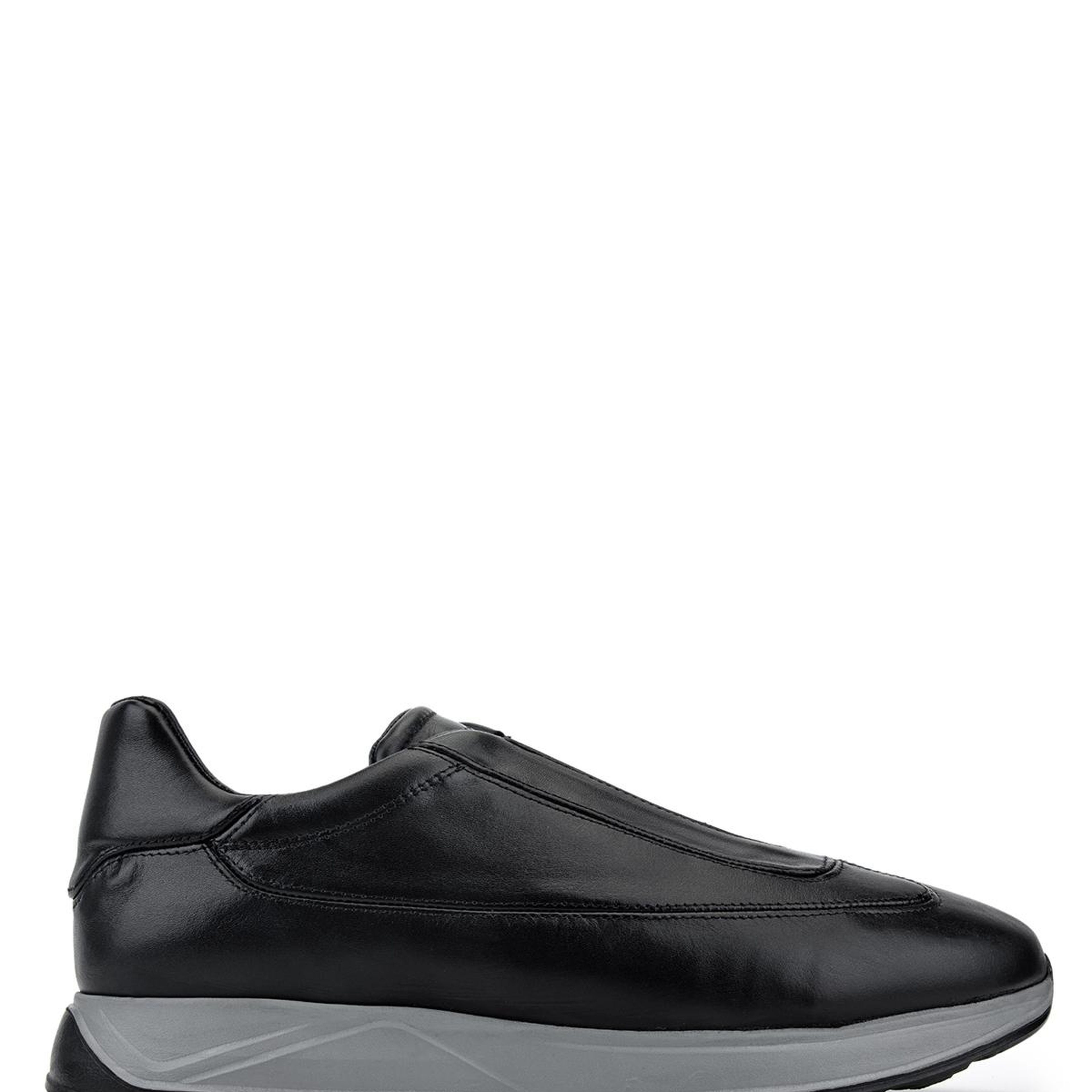 Tamer Tanca Erkek Hakiki Deri Siyah Sneakers & Spor Ayakkabı
