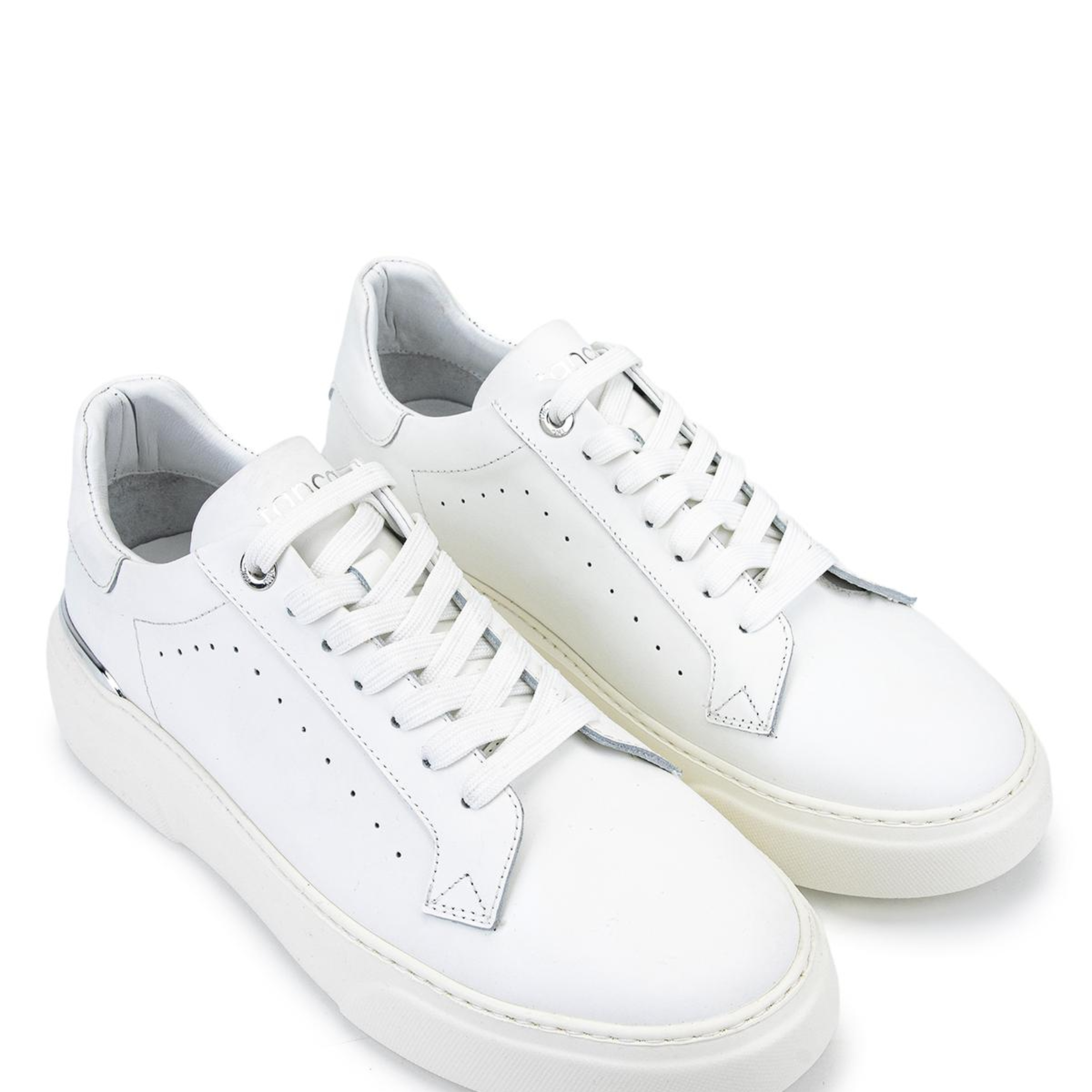 Tamer Tanca Erkek Hakiki Deri Beyaz Sneakers & Spor Ayakkabı