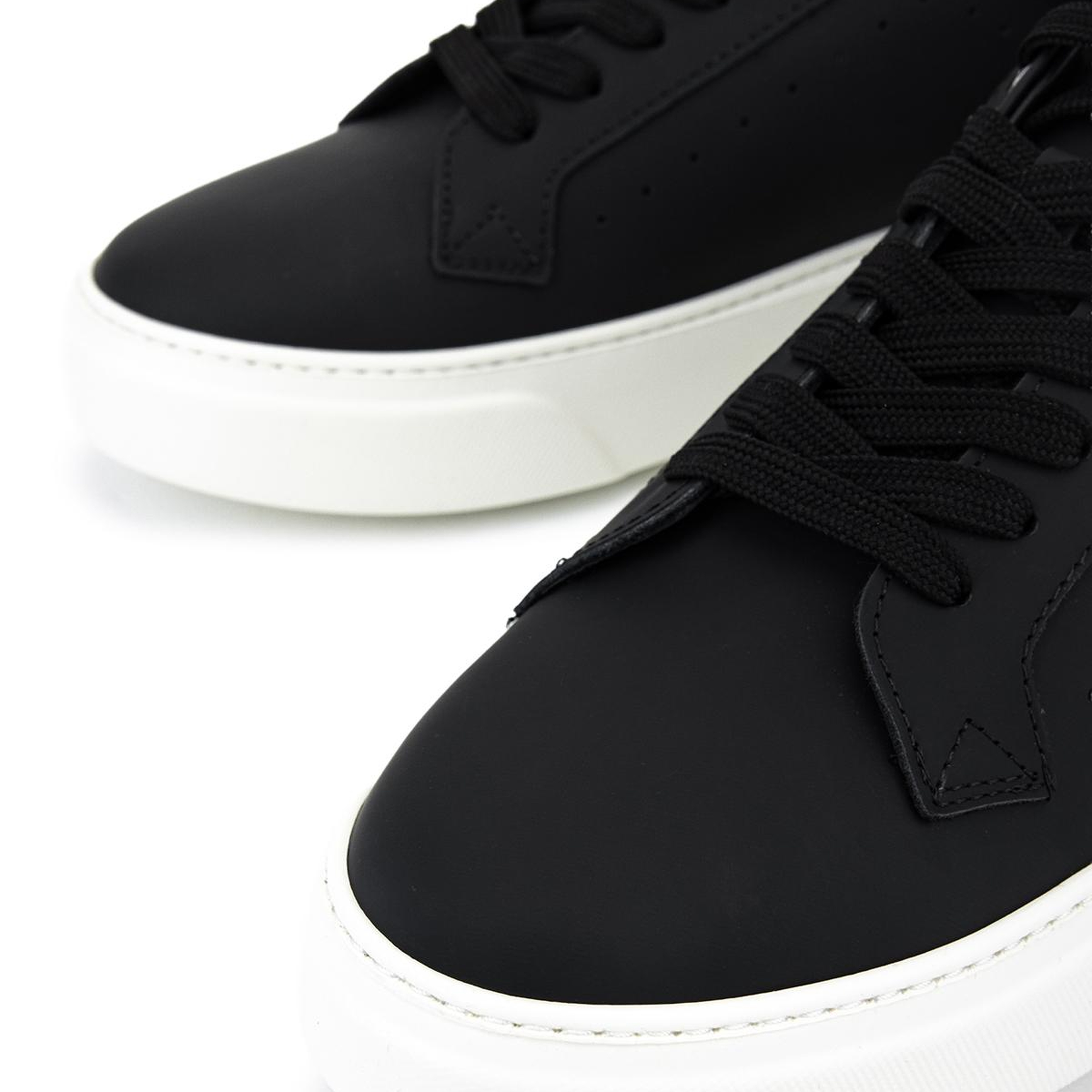 Tamer Tanca Erkek Hakiki Deri Siyah Sneakers & Spor Ayakkabı