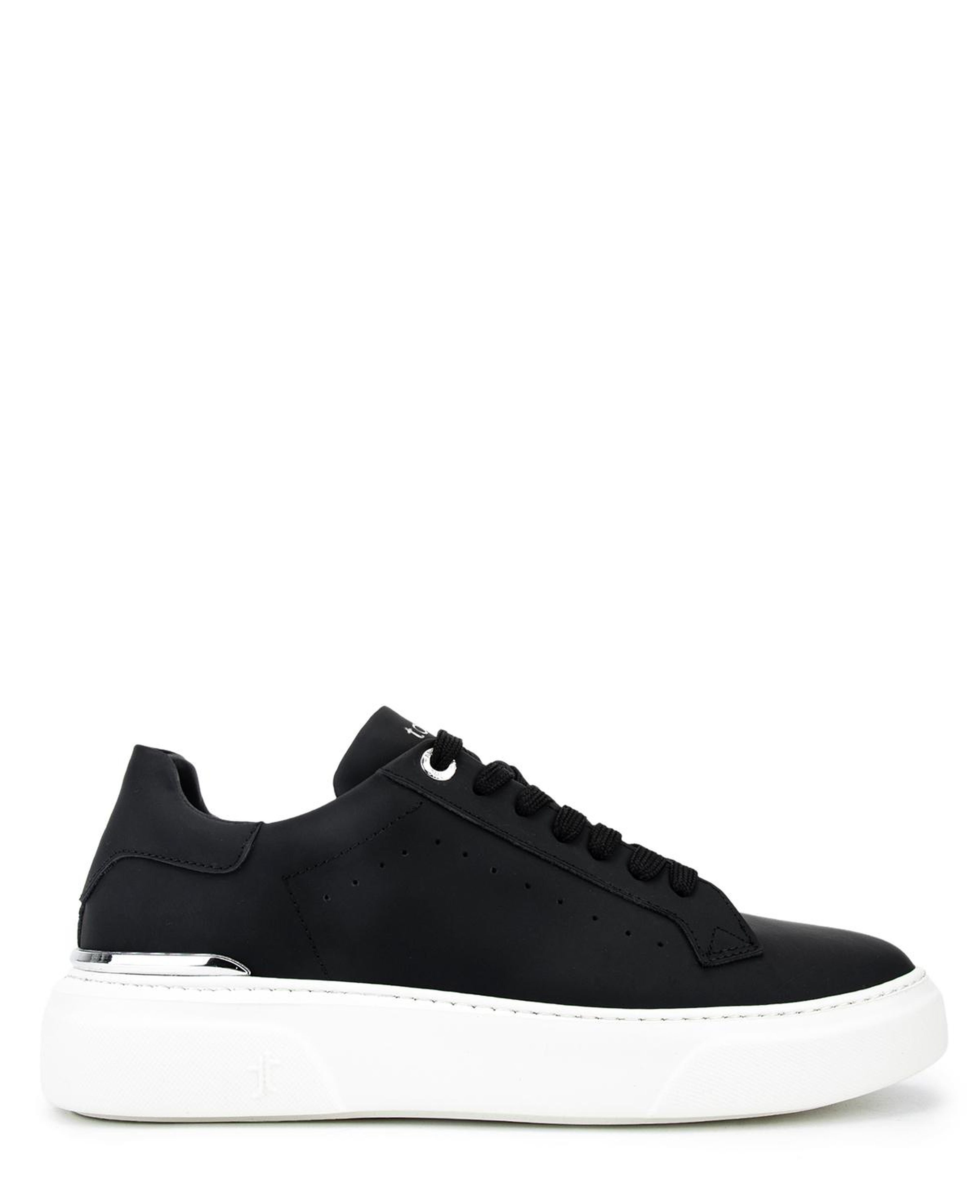 Tamer Tanca Erkek Hakiki Deri Siyah Sneakers & Spor Ayakkabı