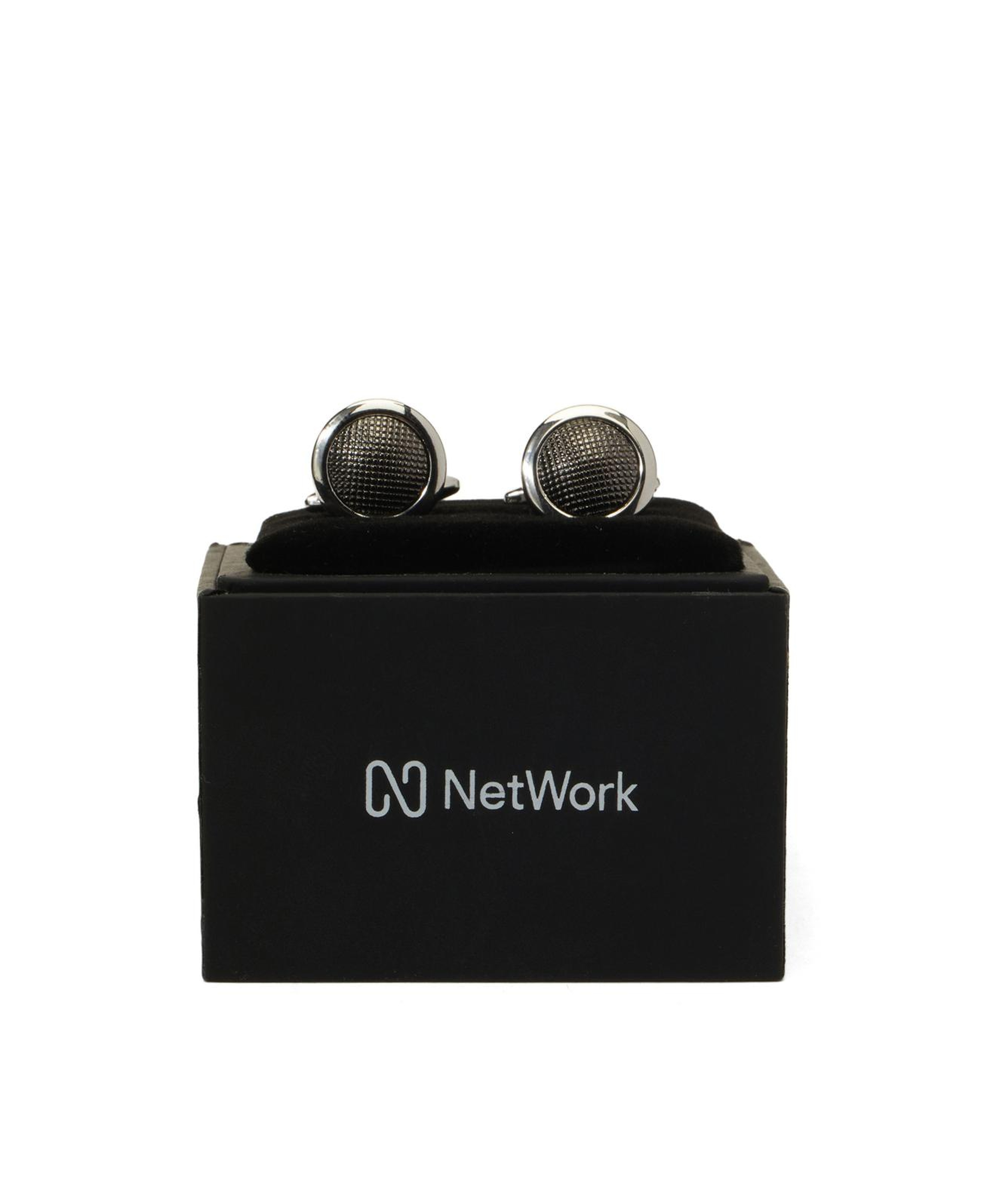 Network Erkek Silver Kol Düğmesi