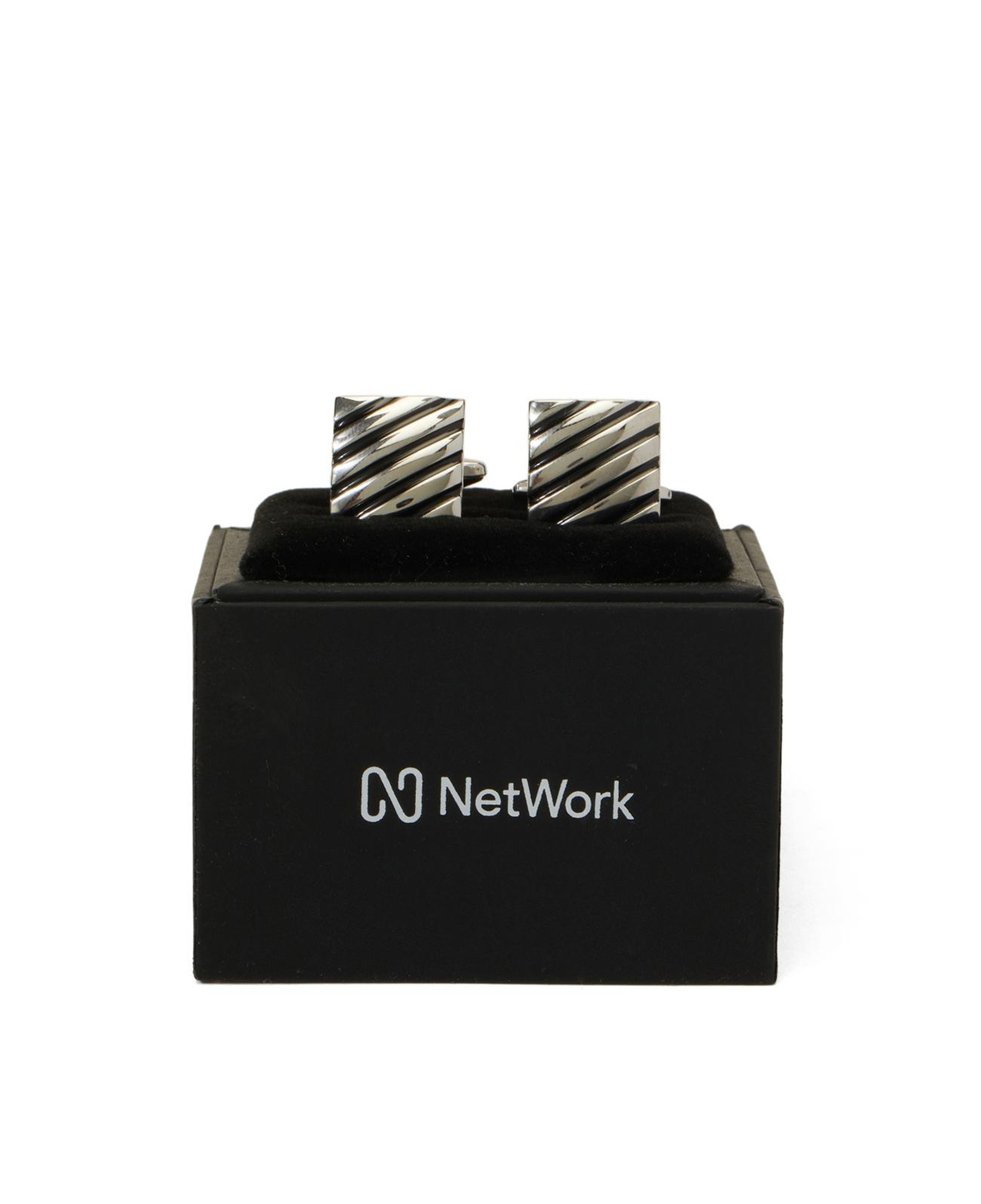 Network Erkek Silver Kol Düğmesi