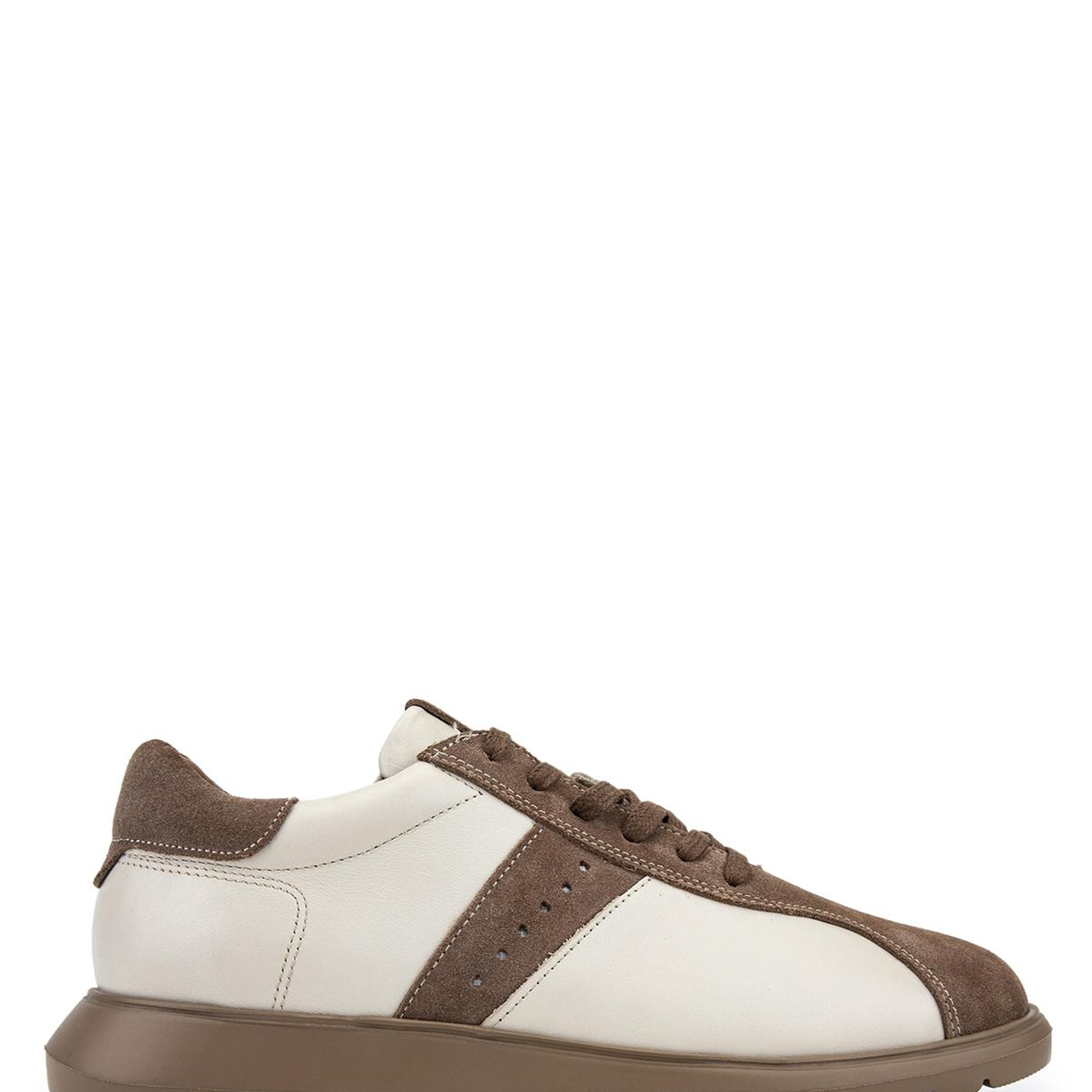 Tamer Tanca Erkek Hakiki Deri Bej Sneakers & Spor Ayakkabı
