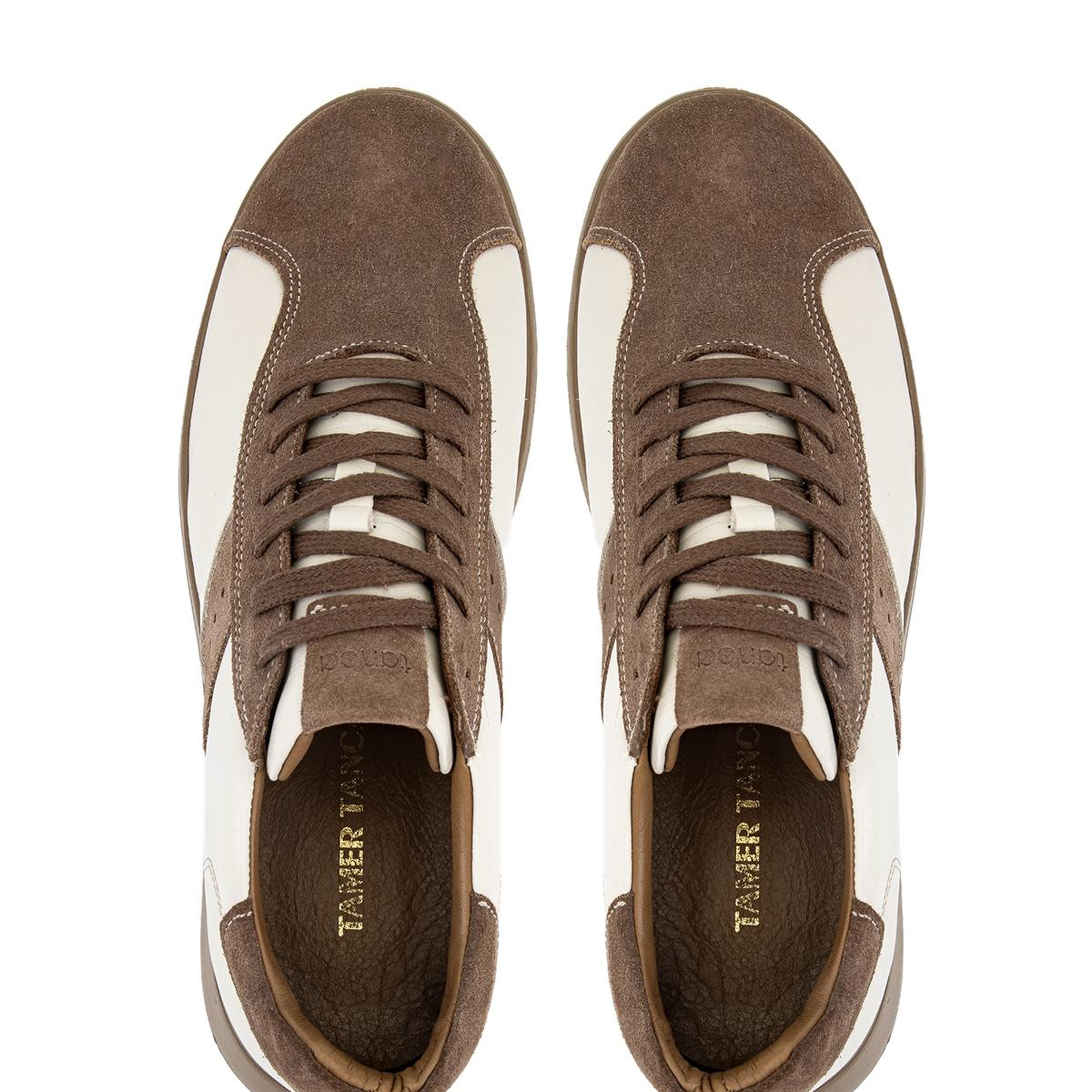Tamer Tanca Erkek Hakiki Deri Bej Sneakers & Spor Ayakkabı