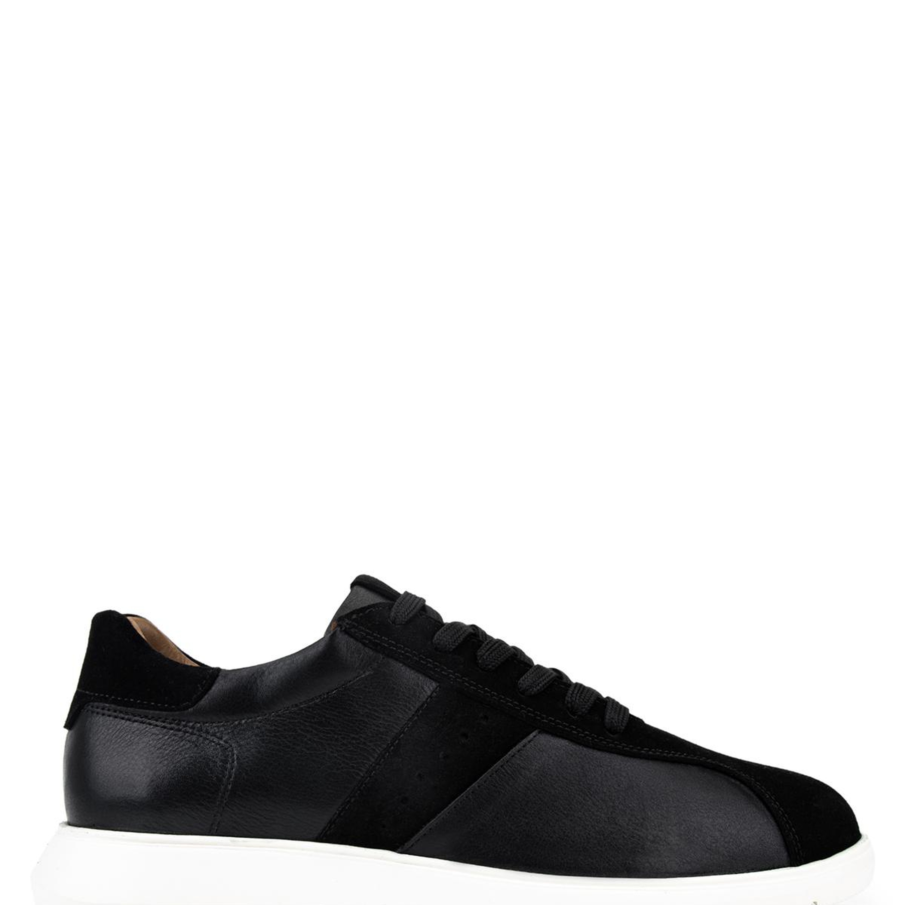 Tamer Tanca Erkek Hakiki Deri Siyah Sneakers & Spor Ayakkabı