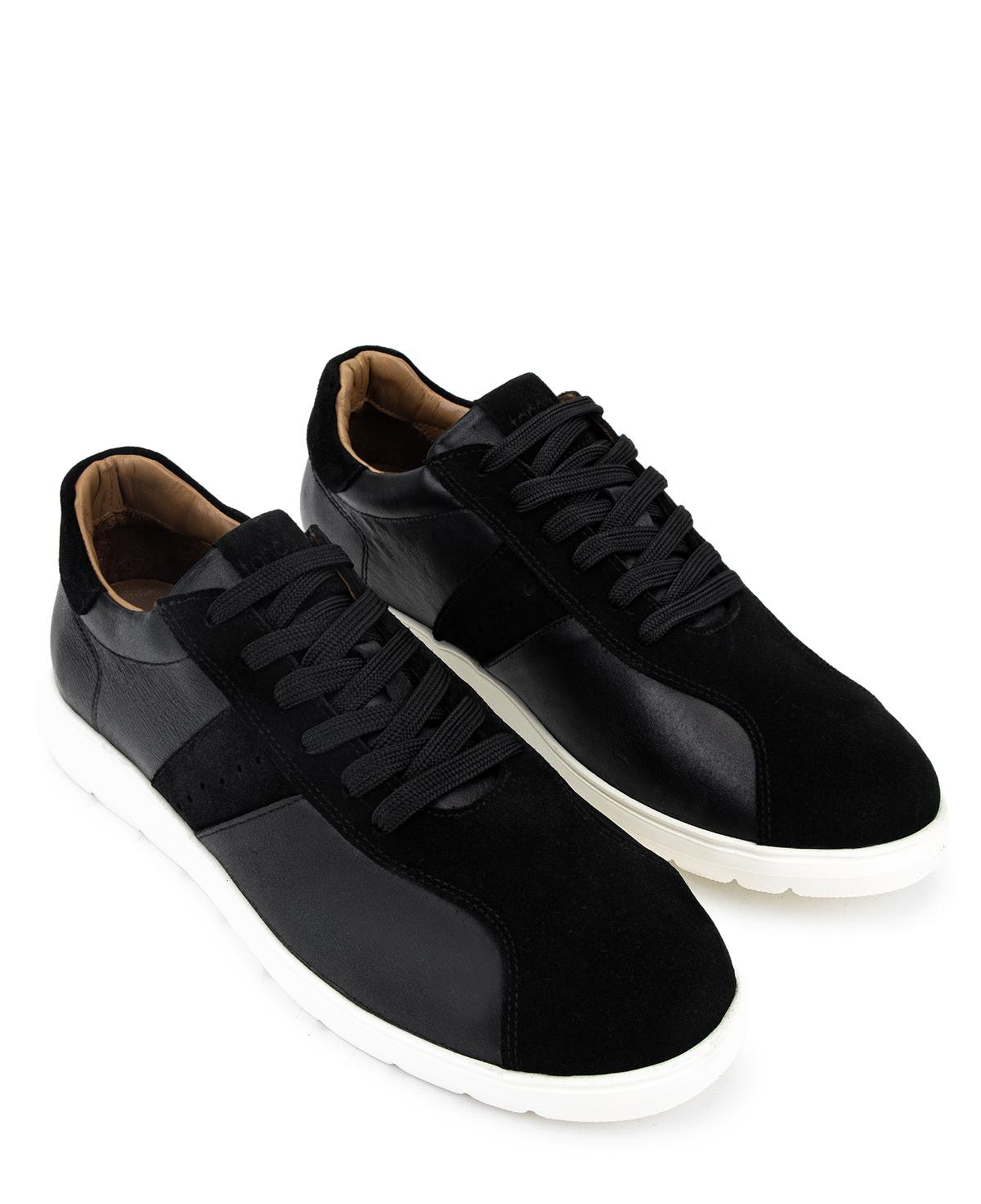 Tamer Tanca Erkek Hakiki Deri Siyah Sneakers & Spor Ayakkabı