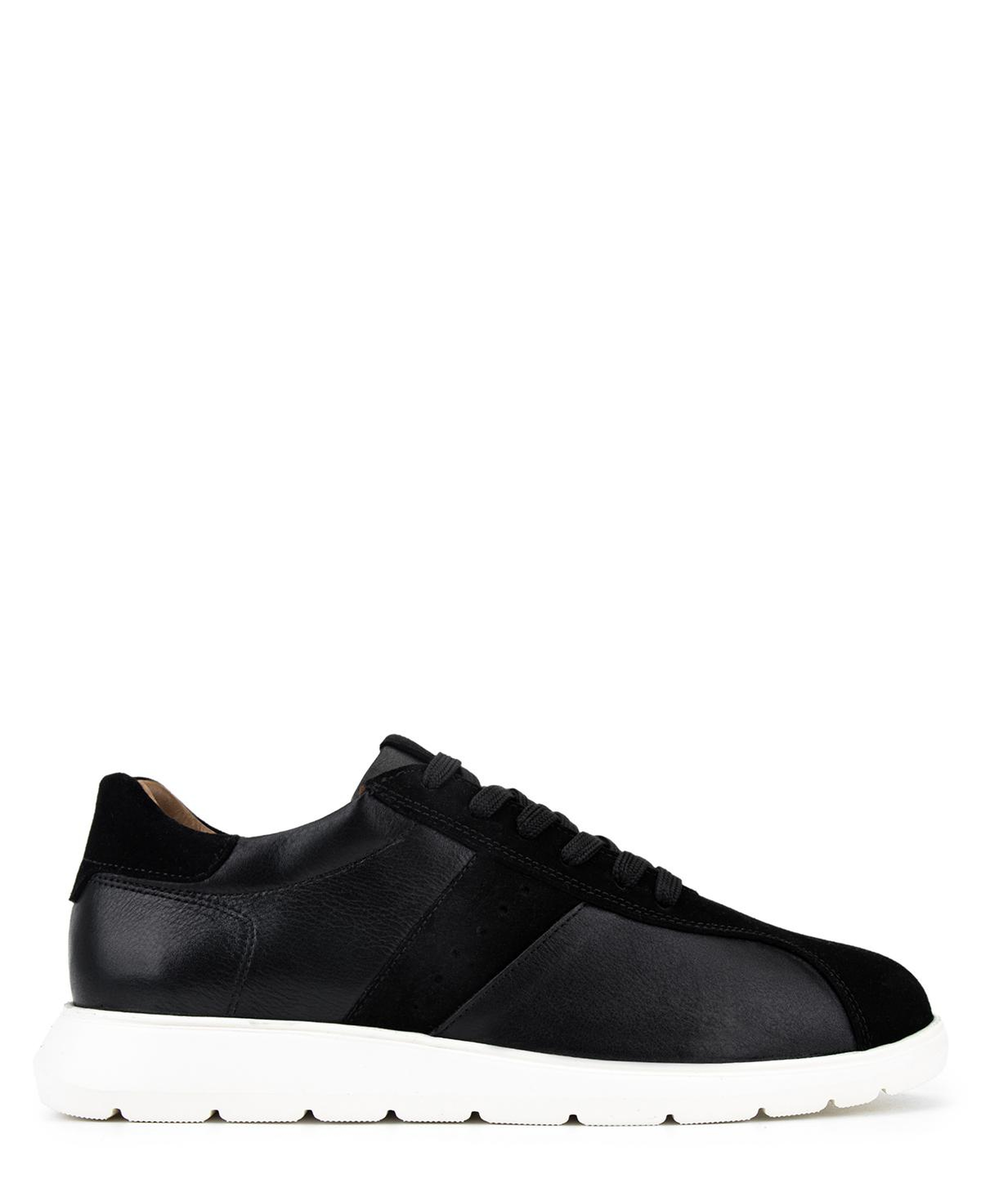 Tamer Tanca Erkek Hakiki Deri Siyah Sneakers & Spor Ayakkabı