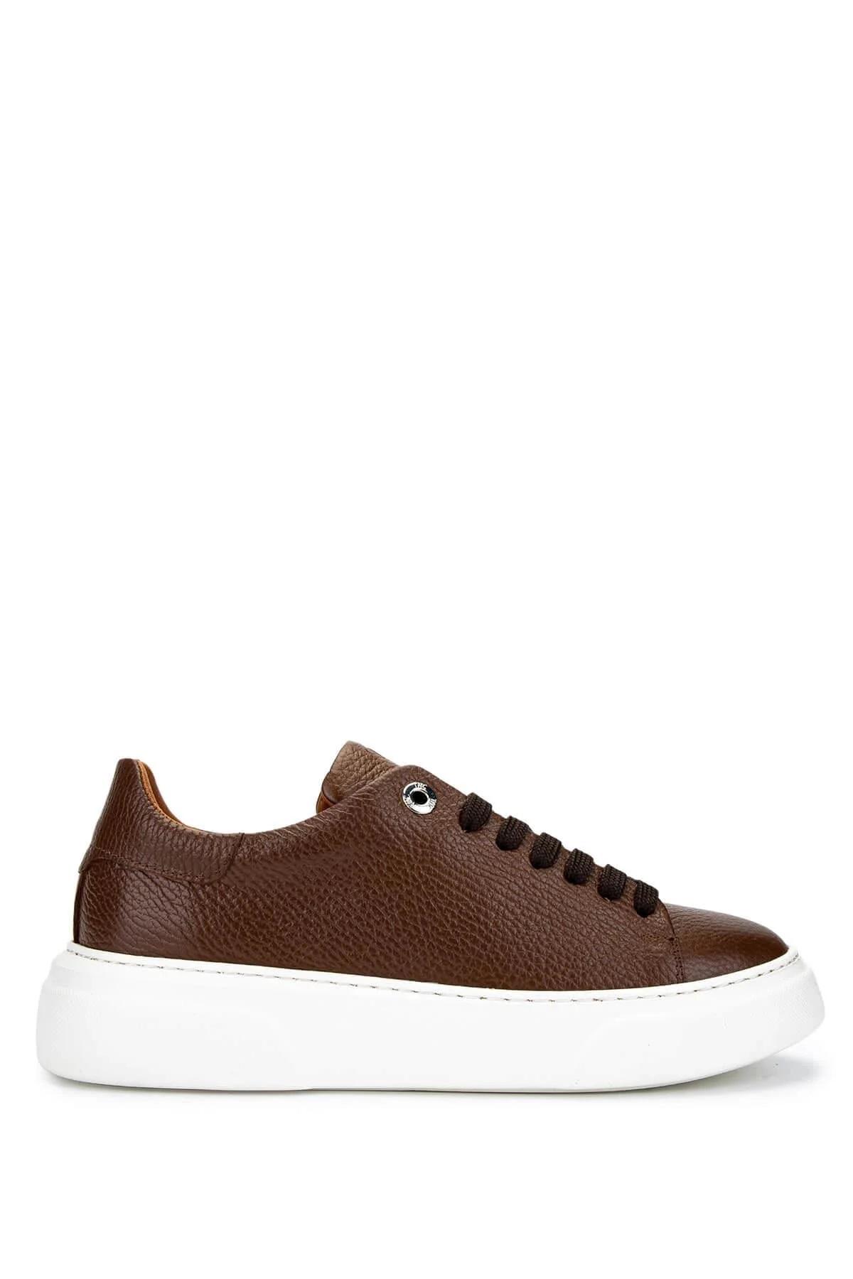 Tamer Tanca Kadın Hakiki Deri Taba Sneakers & Spor Ayakkabı