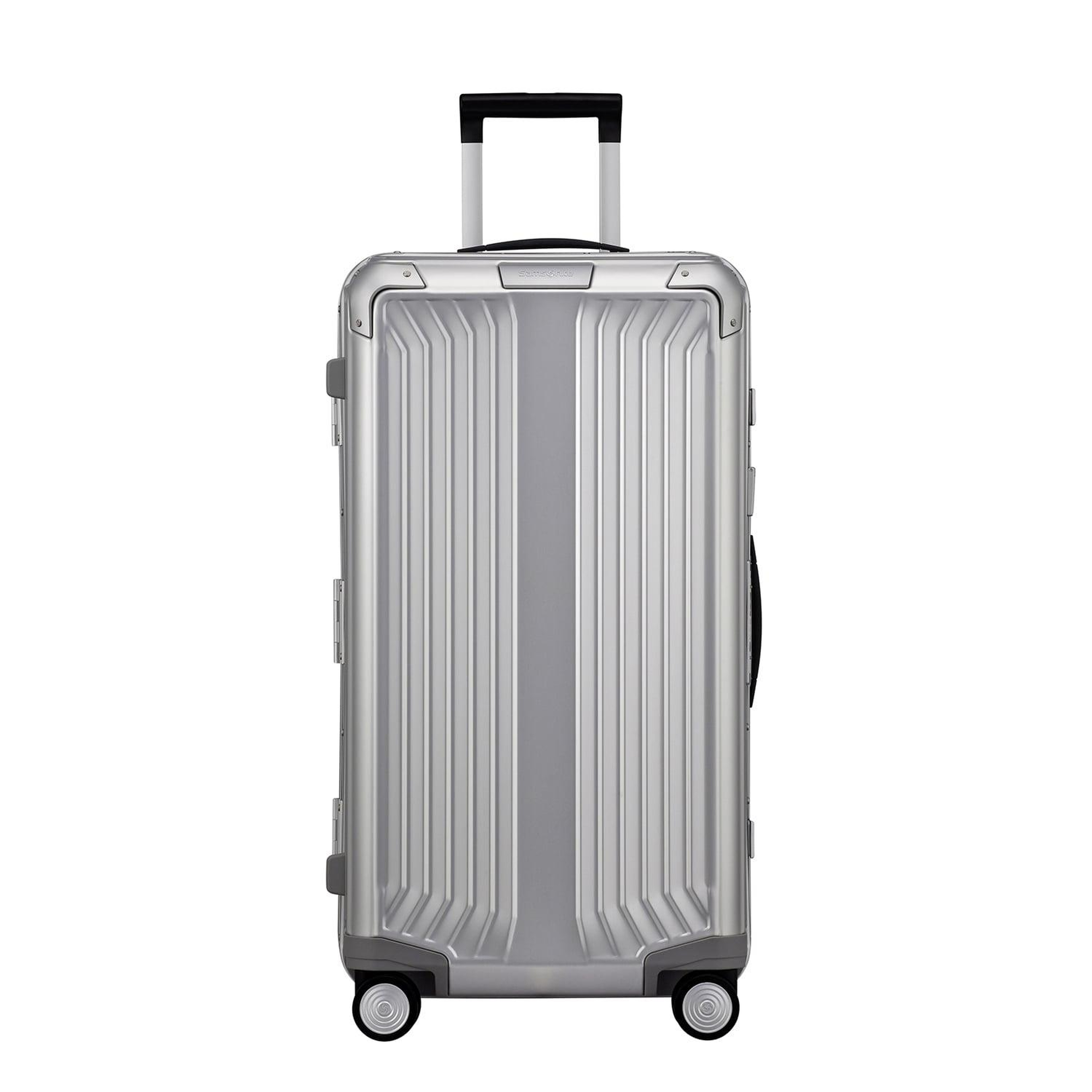 Samsonite Lite Box Alu - Gümüş 74/27 Dikey Büyük Boy Valiz