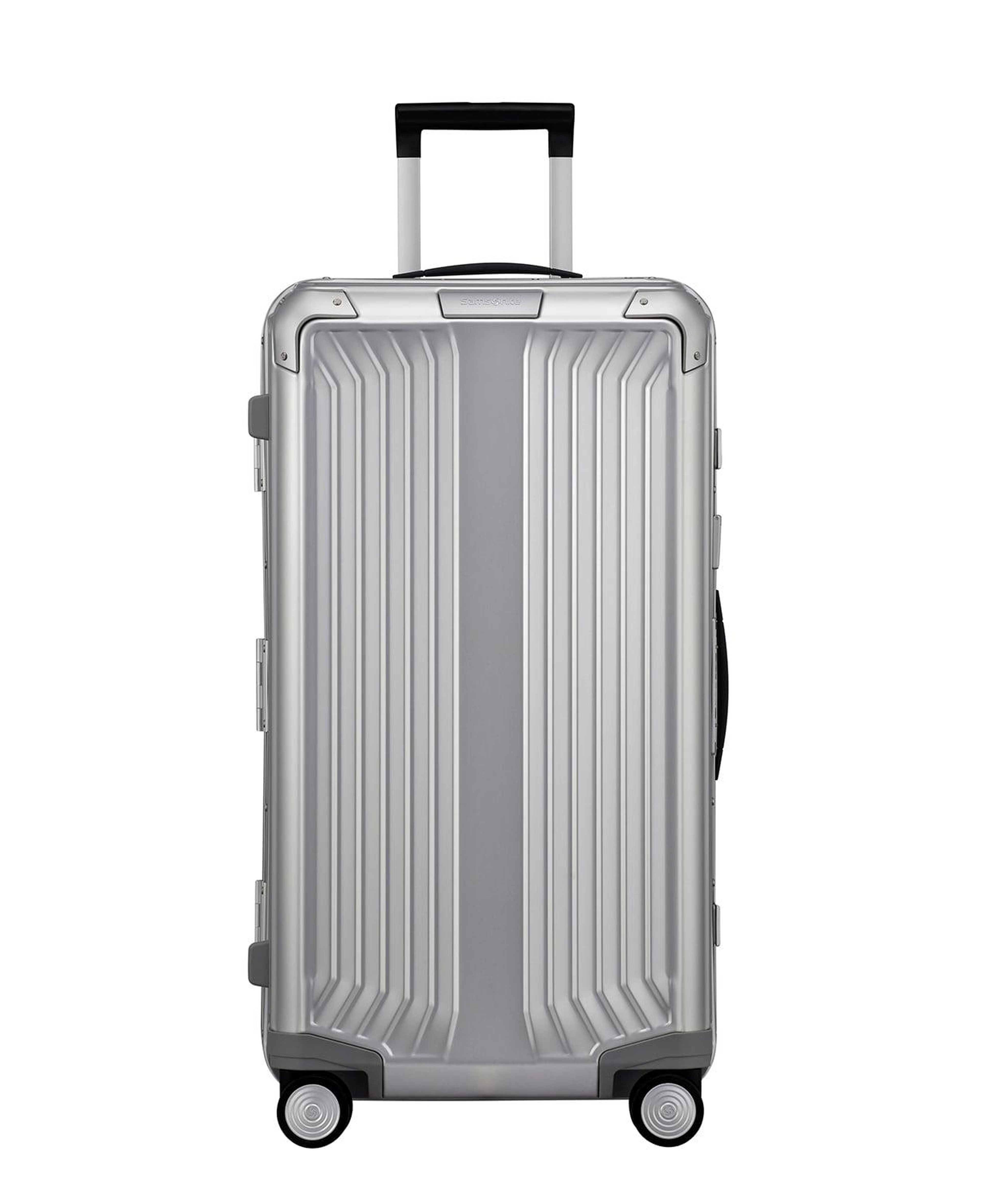 Samsonite Lite Box Alu - Gümüş 74/27 Dikey Büyük Boy Valiz