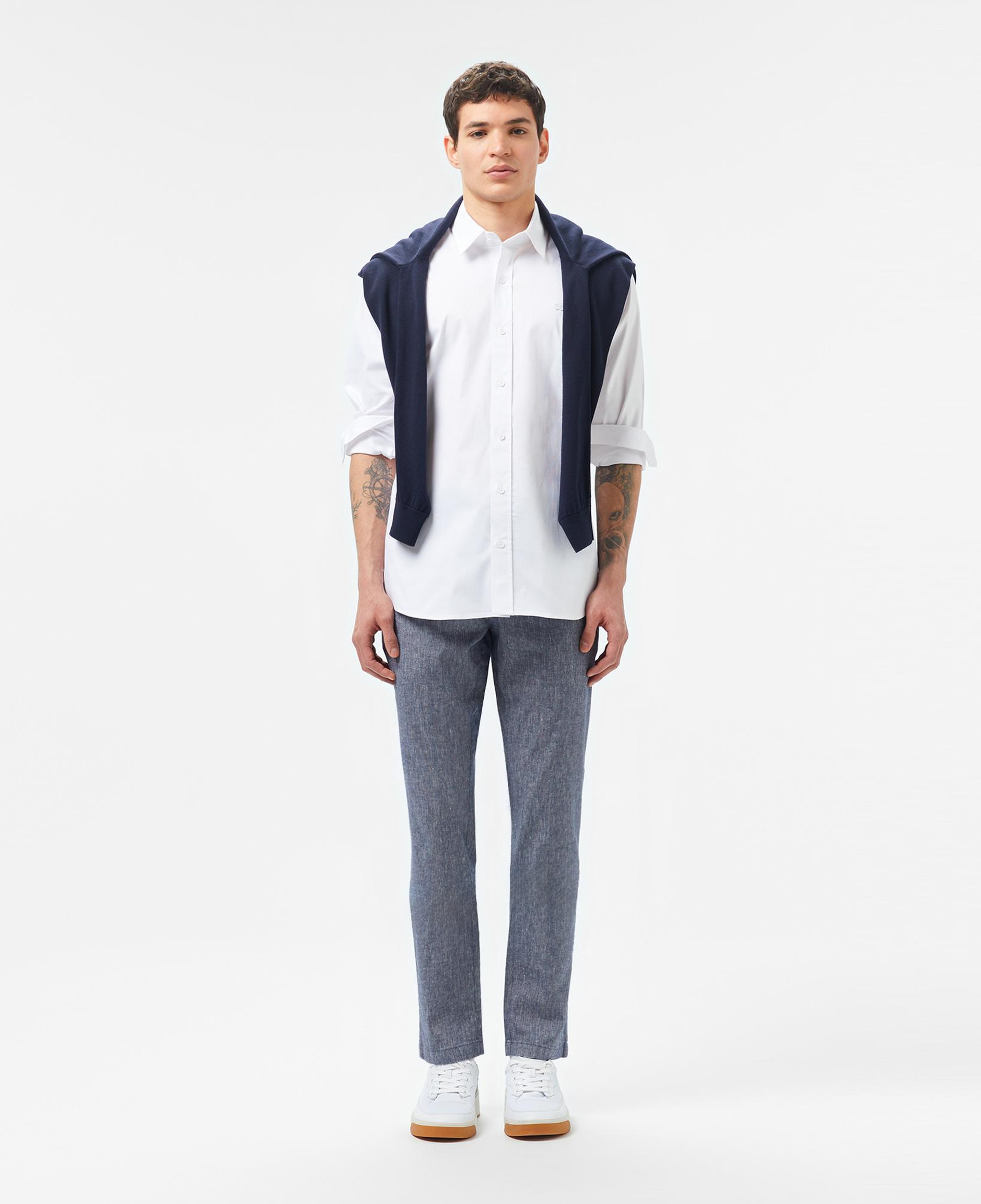 Erkek Slim Fit Lacivert Pantolon