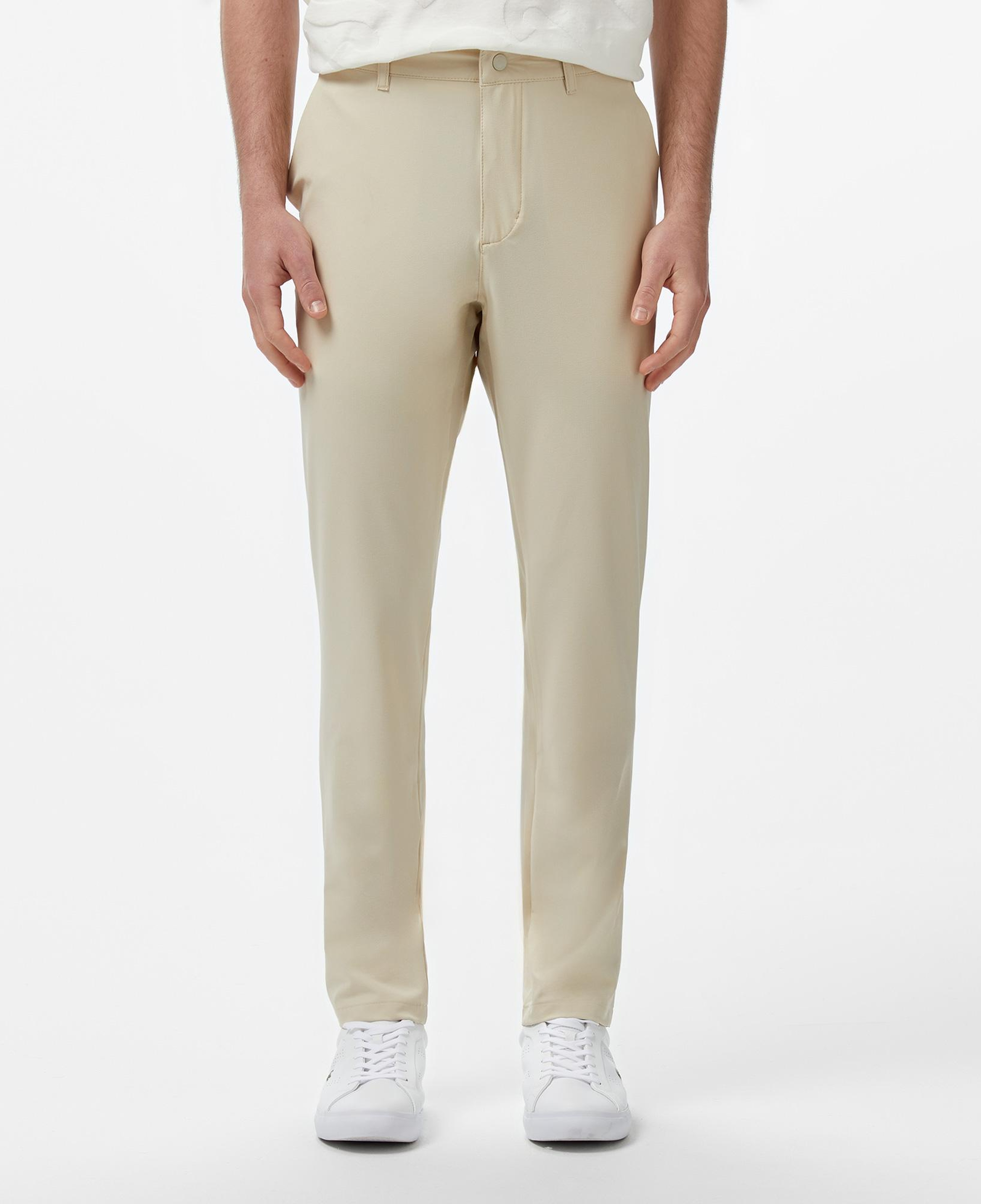 Erkek Tapred Fit Bej Pantolon