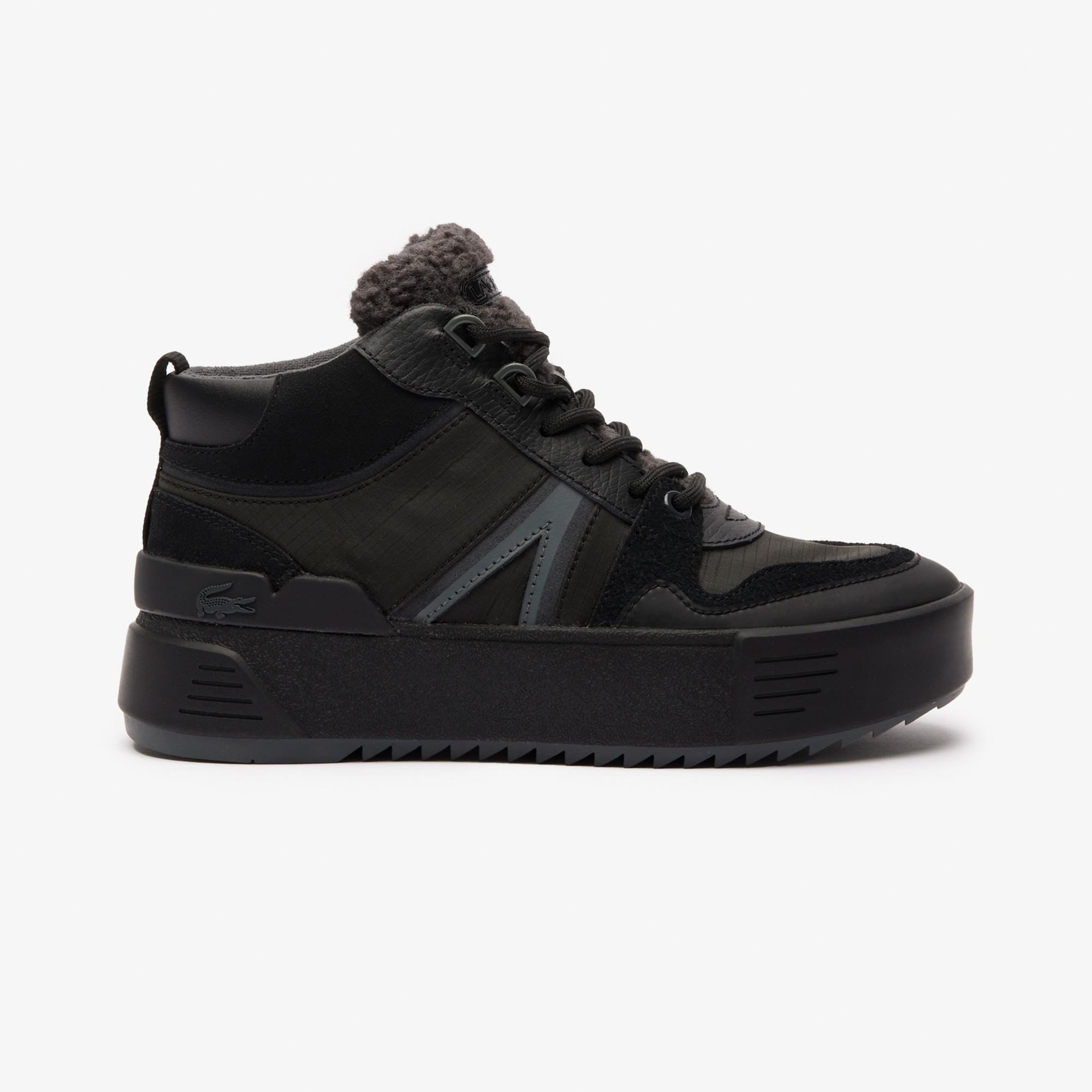 Lacoste L002 Winter Mid Kadın Siyah Bot