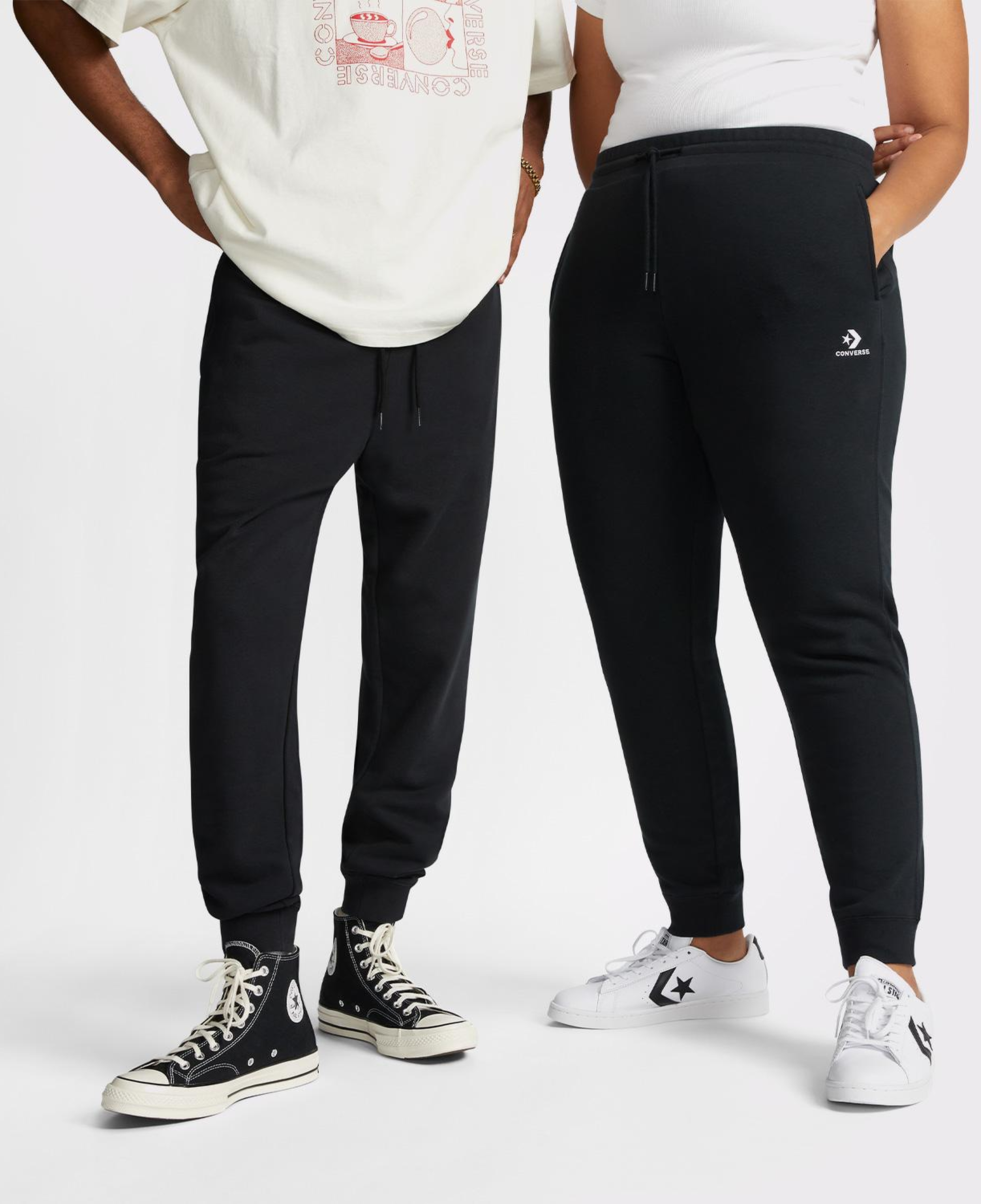 Converse Go-To Unisex Siyah Eşofman Altı