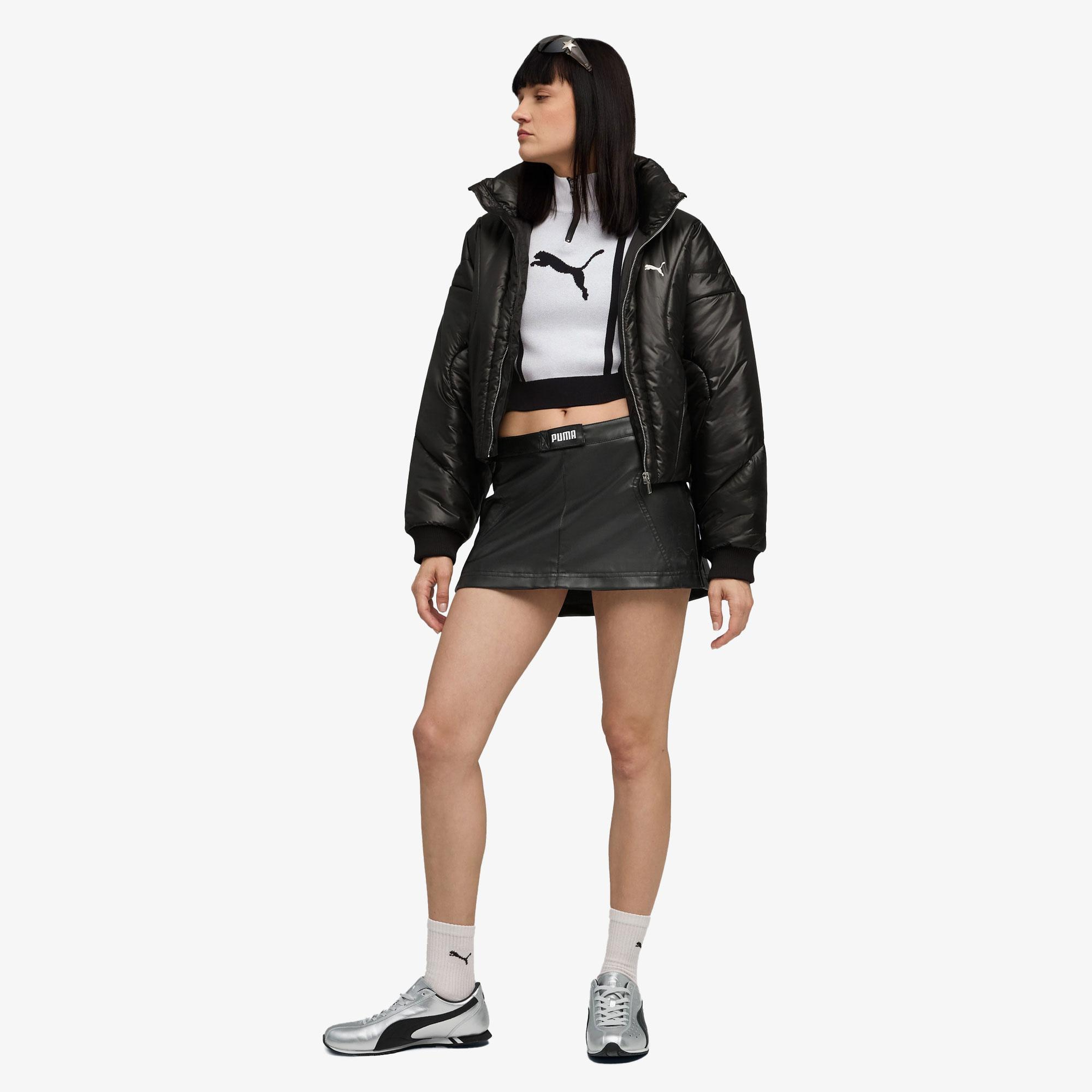 Puma Dare to Puffer  Kadın Siyah Mont