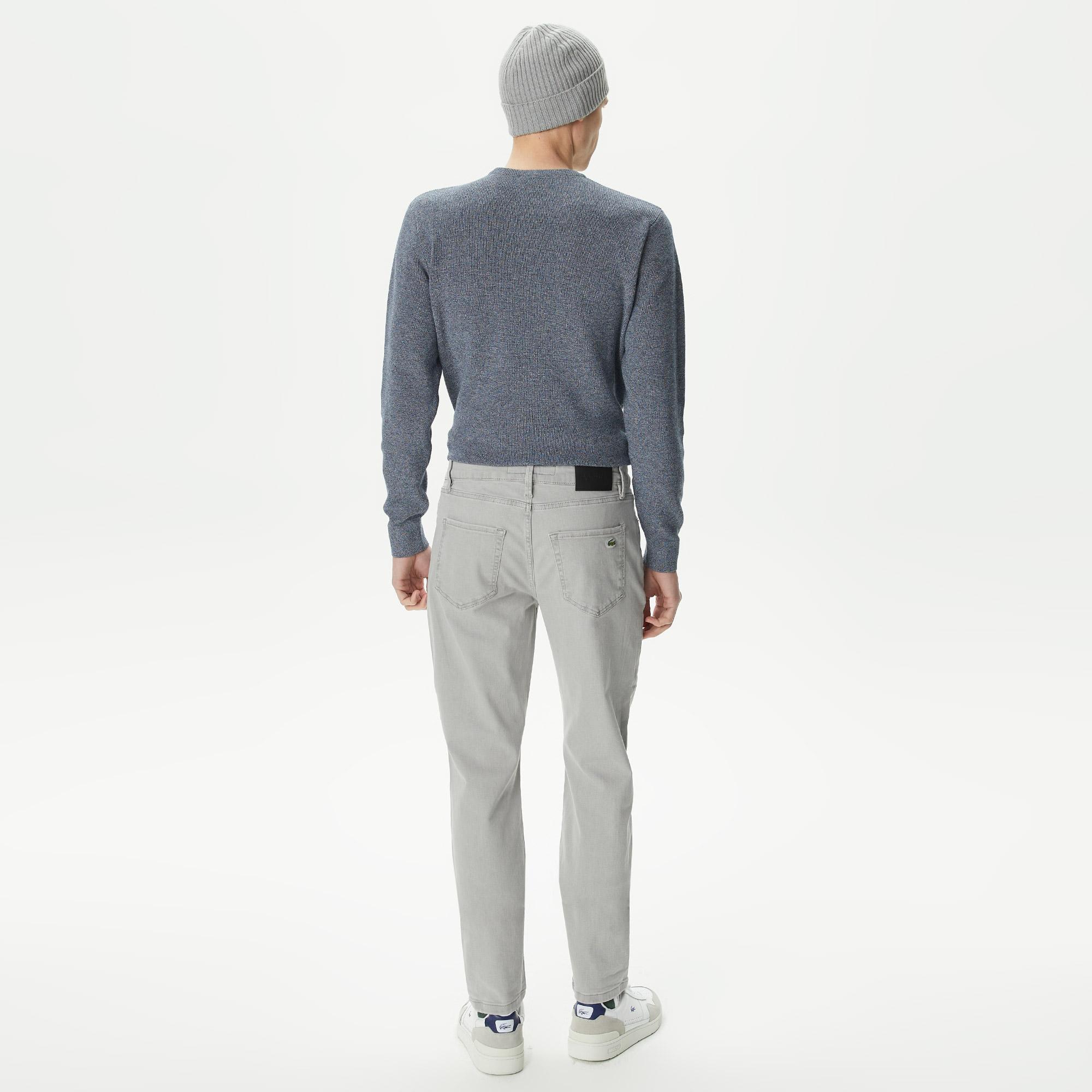 Erkek Slim Fit Gri Pantolon