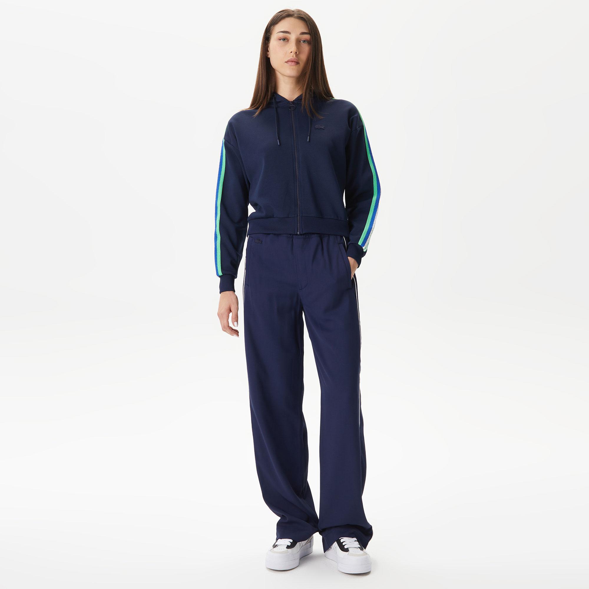 Kadın Wide Fit Lacivert Pantolon