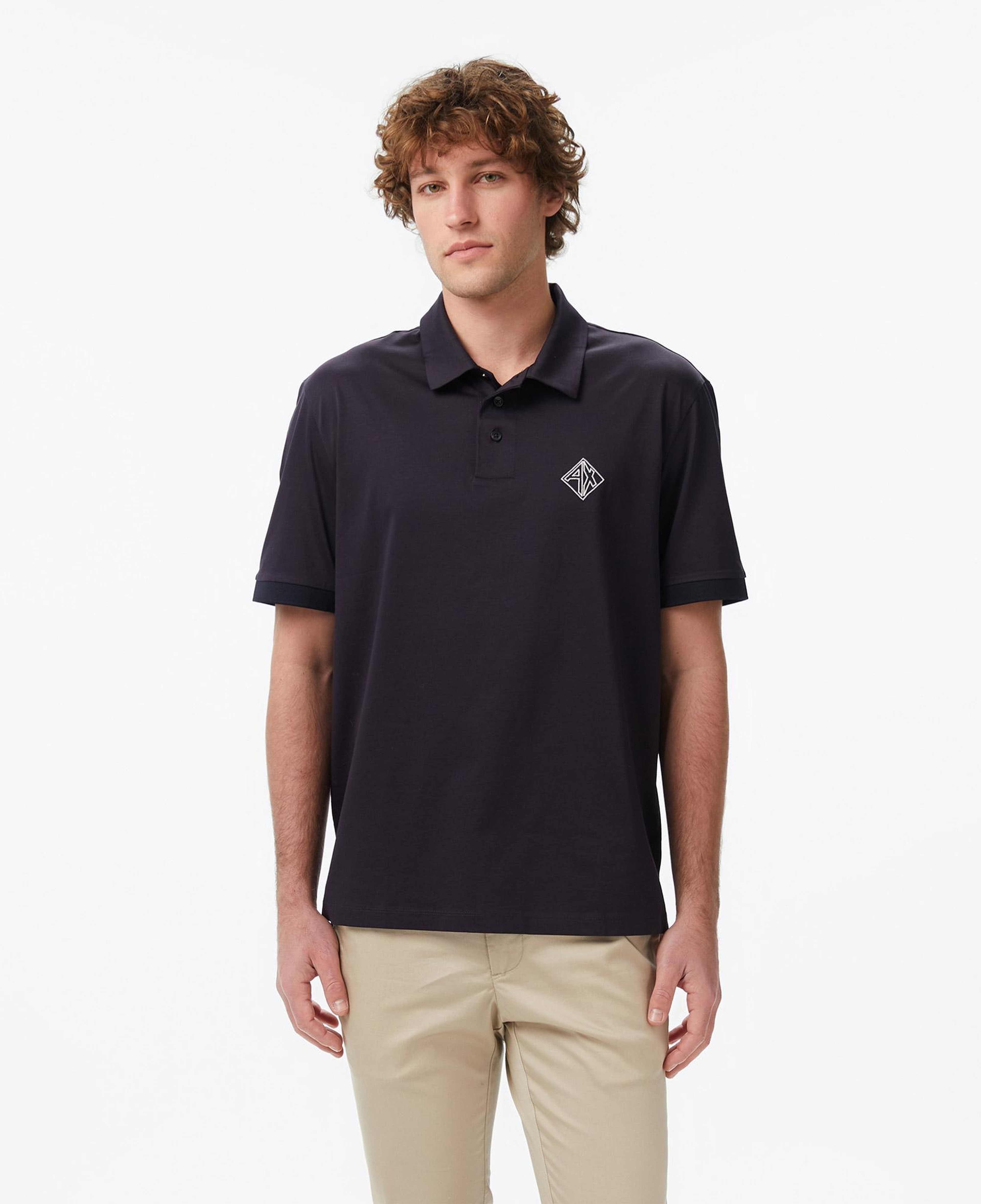 Armani Exchange Erkek Siyah Polo
