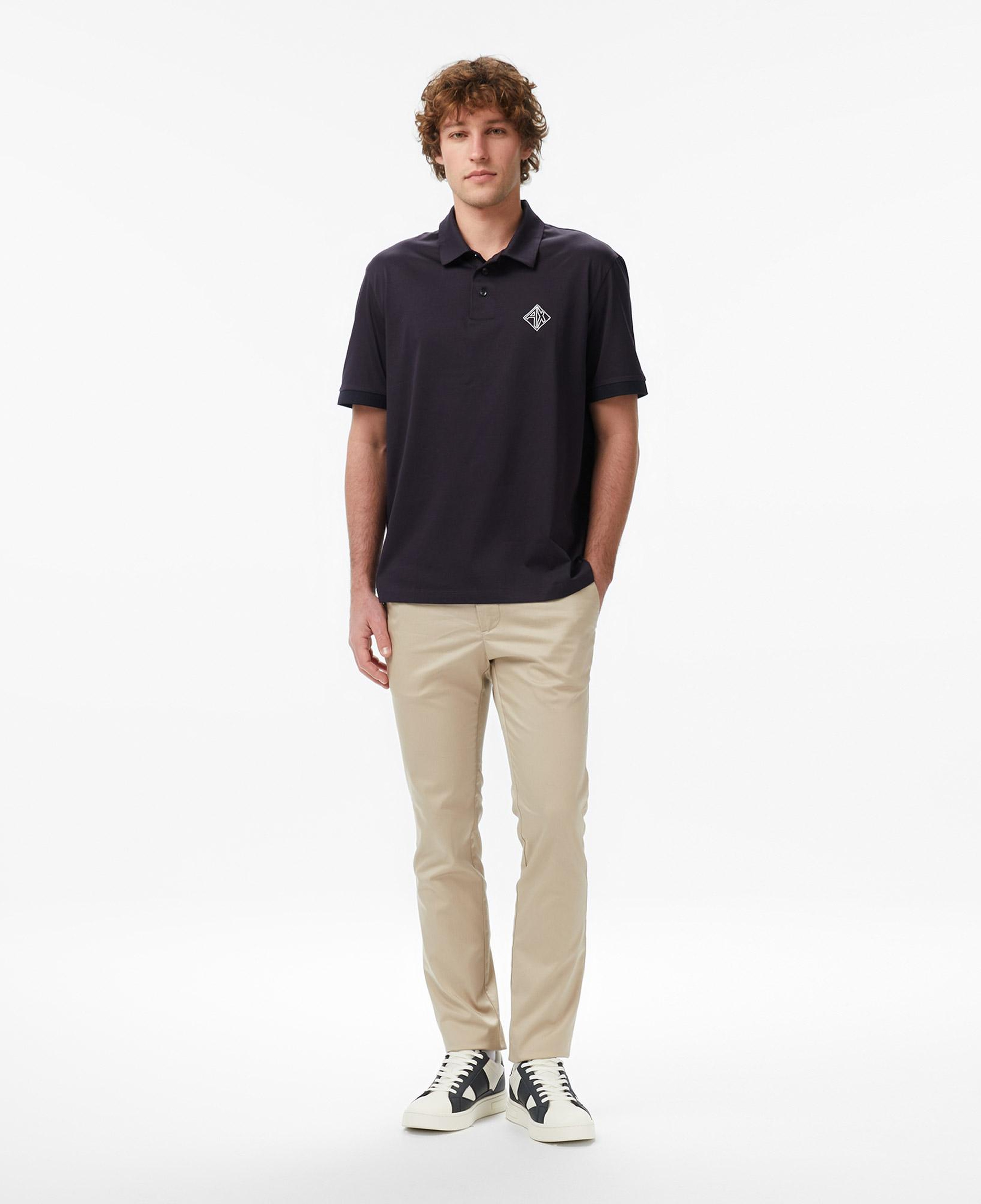 Armani Exchange Erkek Siyah Polo