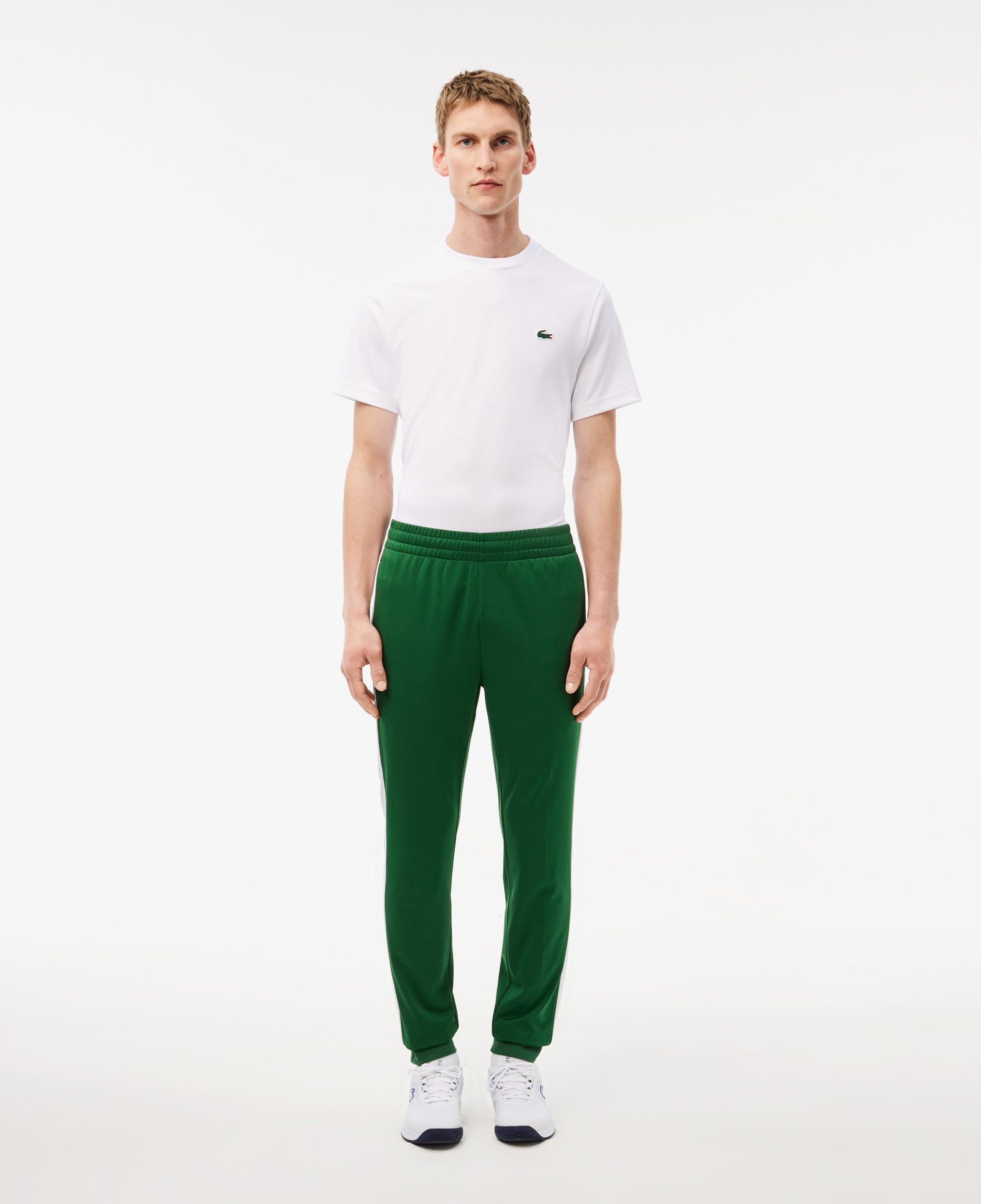 Erkek Regular Fit Baskılı Yeşil Eşofman Altı