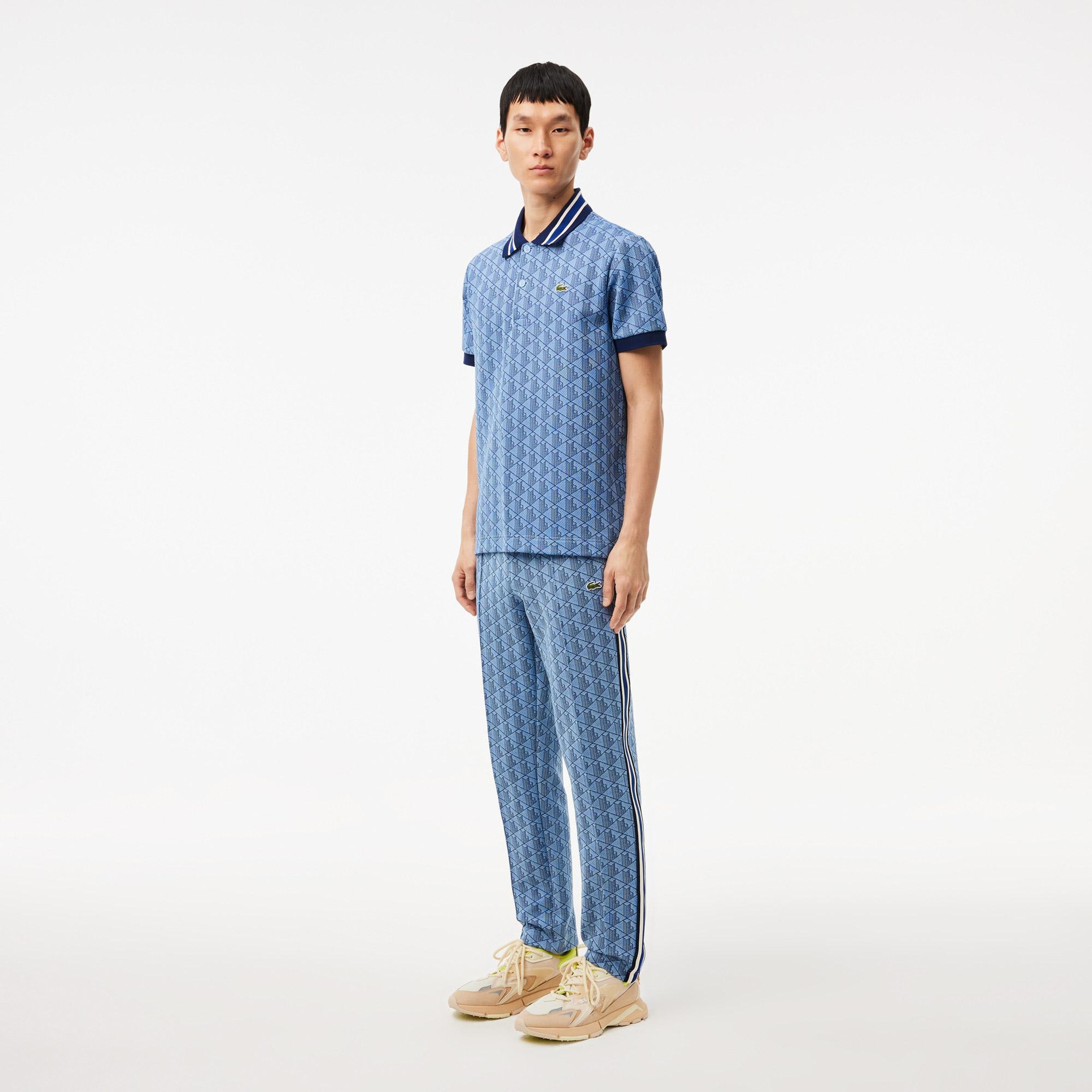 Lacoste Erkek Regular Fit Monogram Lacivert Eşofman Altı