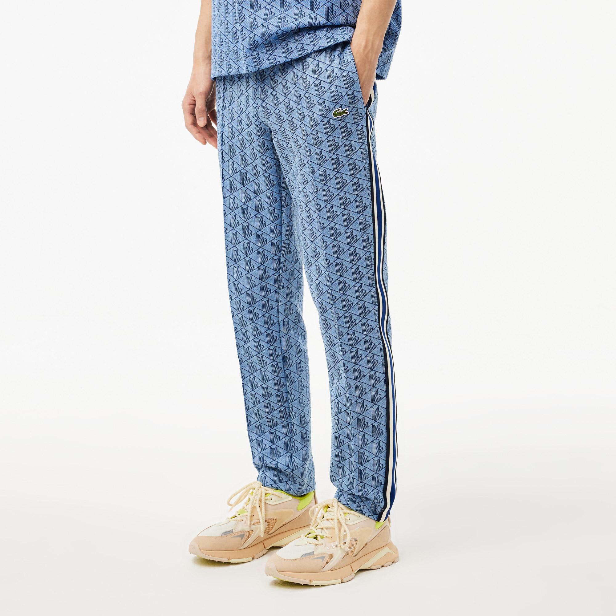 Lacoste Erkek Regular Fit Monogram Lacivert Eşofman Altı